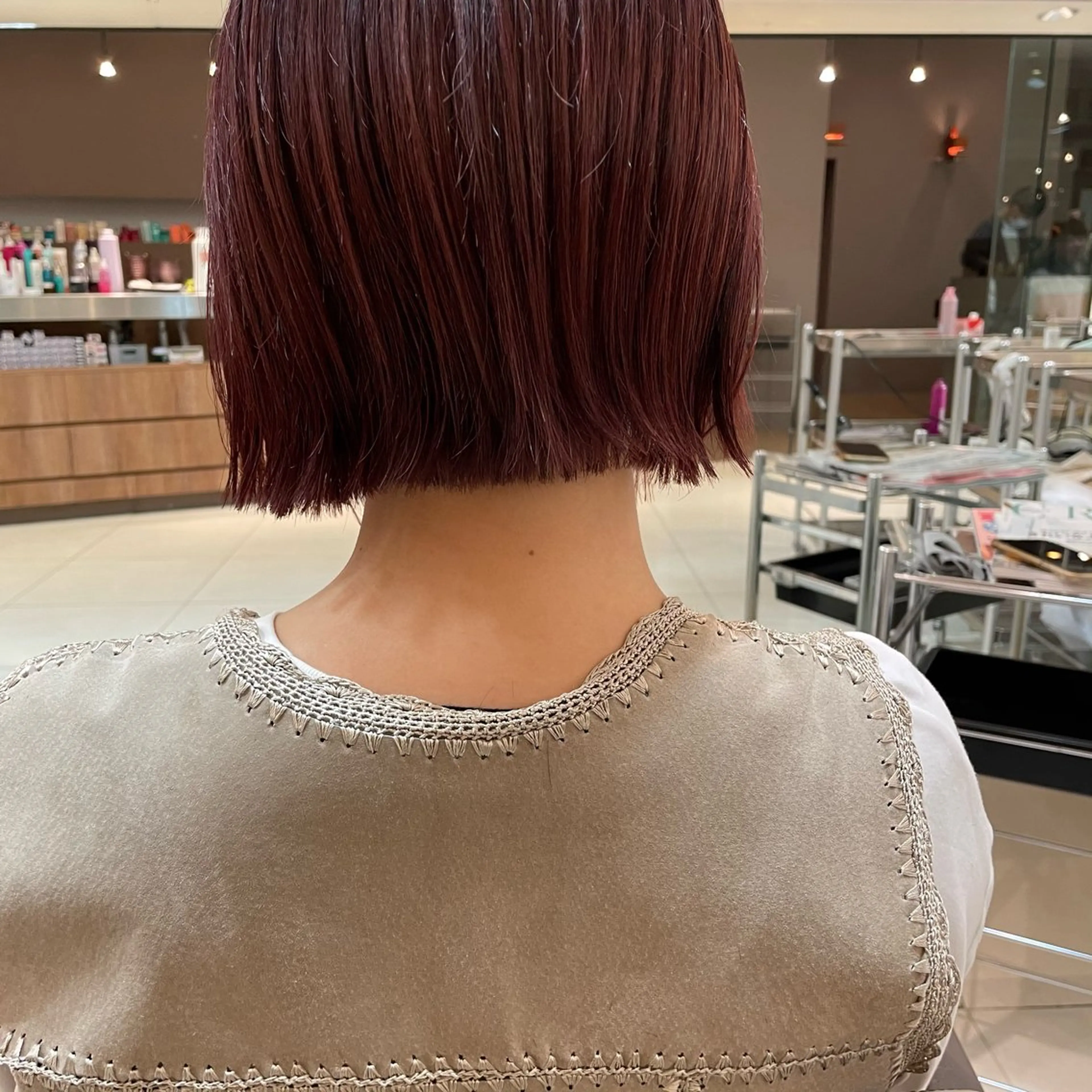 ミディアム カット 縮毛矯正 髪質改善🫧イチカワ アリサ🫧のヘアスタイル