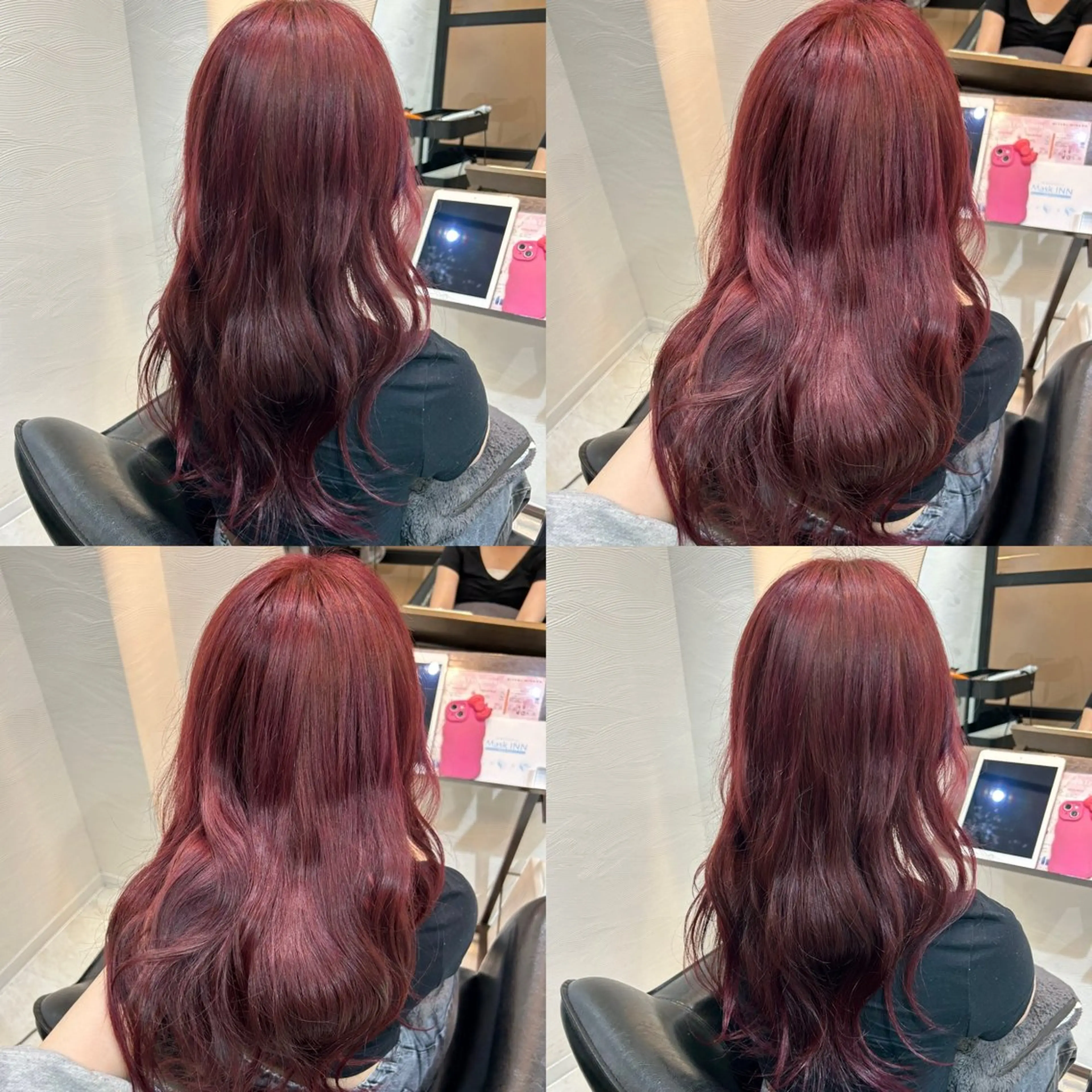 ロング カラー ピンクカラー ヘアカラー トリートメント 🤍透明感/韓国風 🤍サクラギヒトミのヘアスタイル