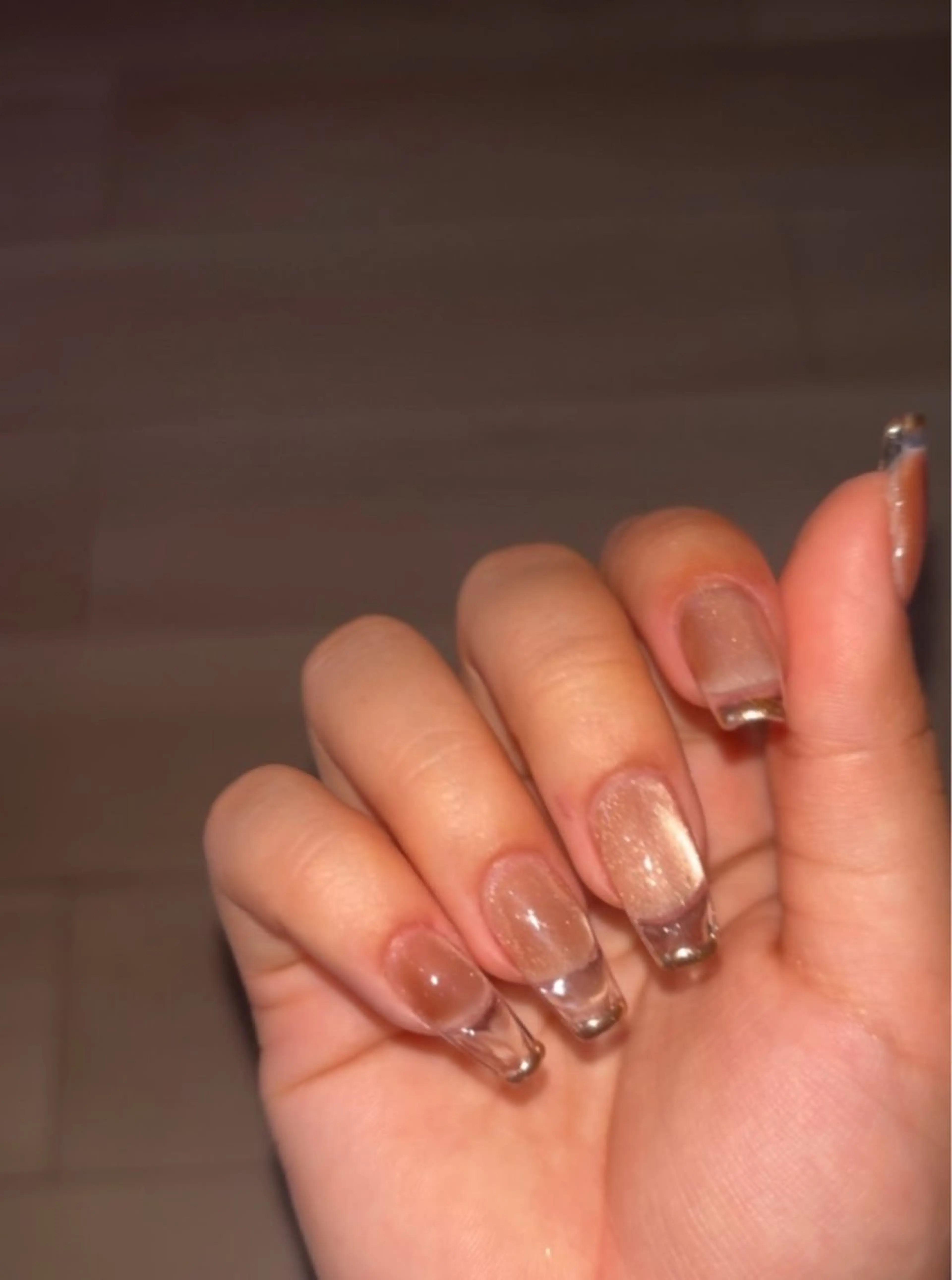 ネイル クリアネイル フレンチネイル ハンドネイル Belle nailのネイルデザイン