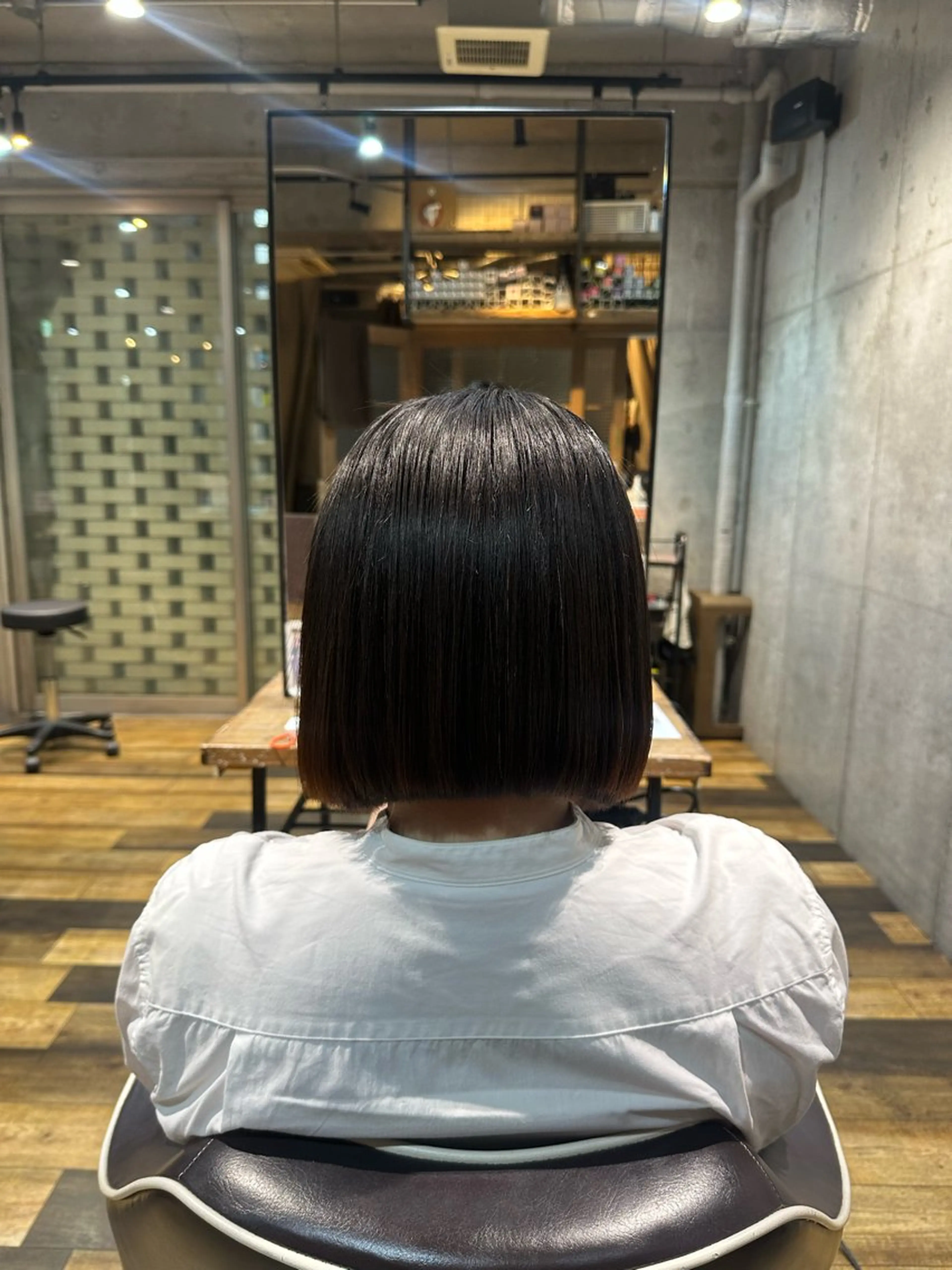 ショート 縮毛矯正 トリートメント flannel 優介のヘアスタイル