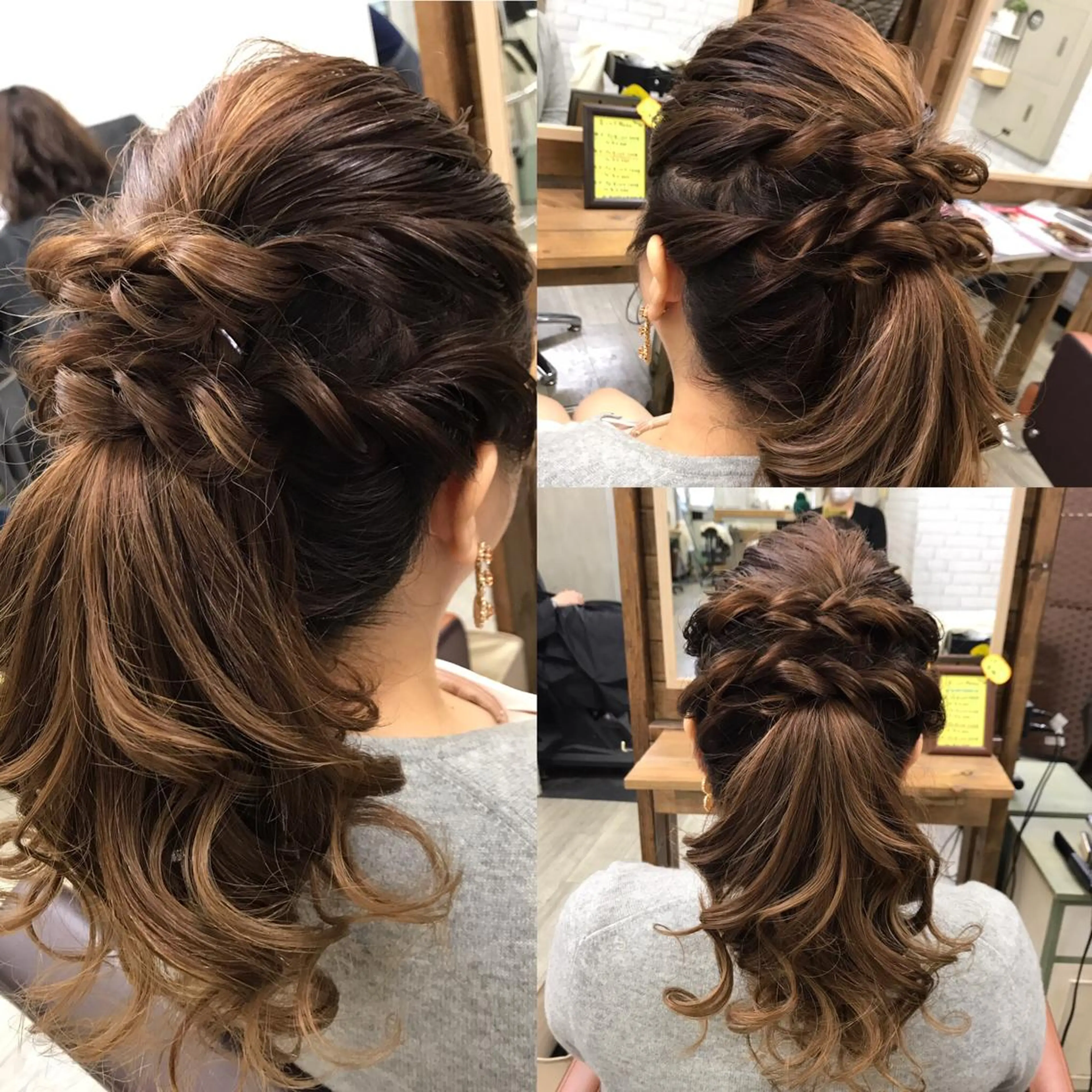 ロング ヘアアレンジ ポニーテール 大賀 海夕の眉毛・アイブロウイメージ