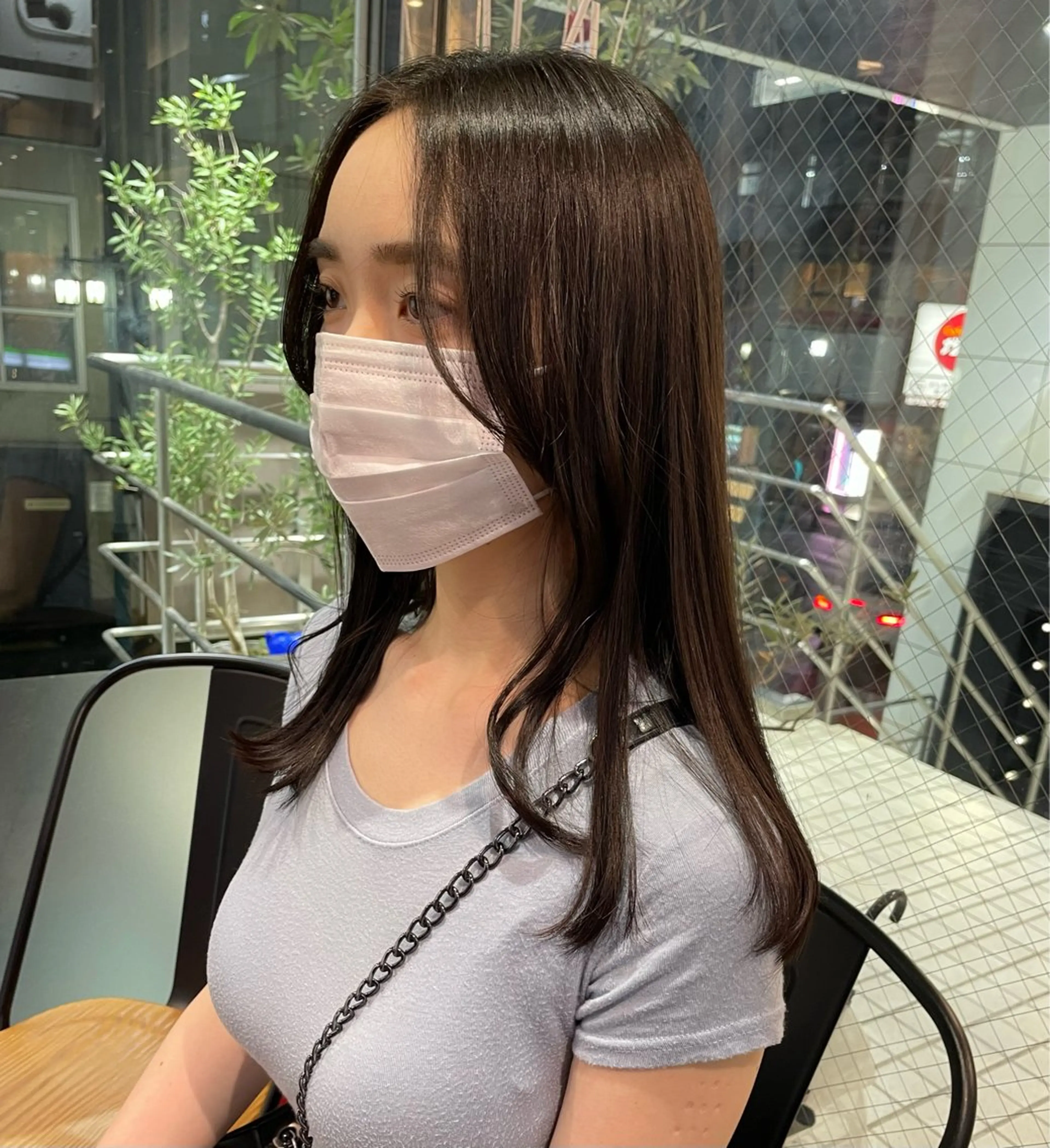 ロング ‪るか/‪透明感 カラー/アレンジのヘアスタイル