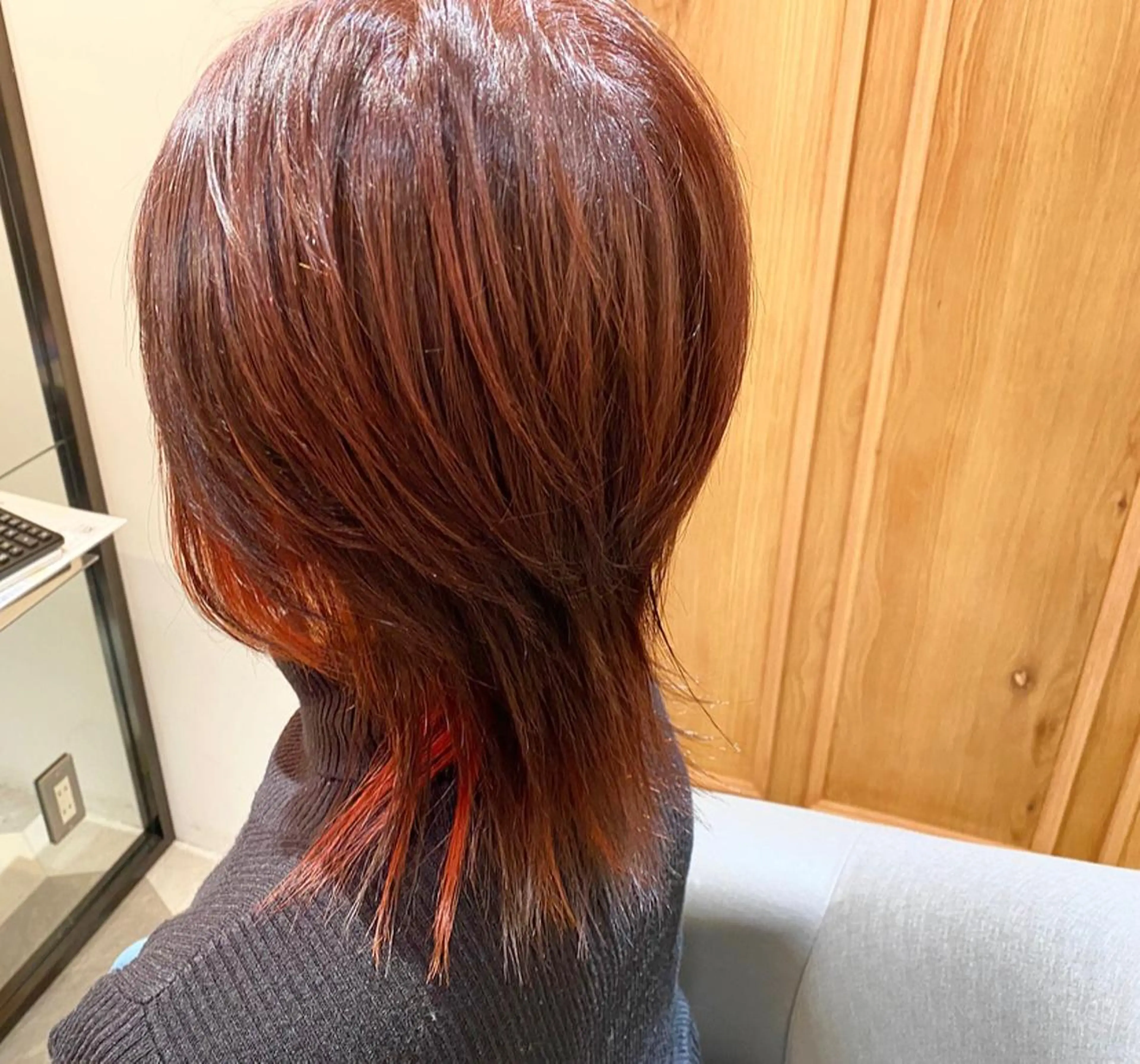 セミロング カラー 🌈🌸あおき みちる🌟💗のヘアスタイル