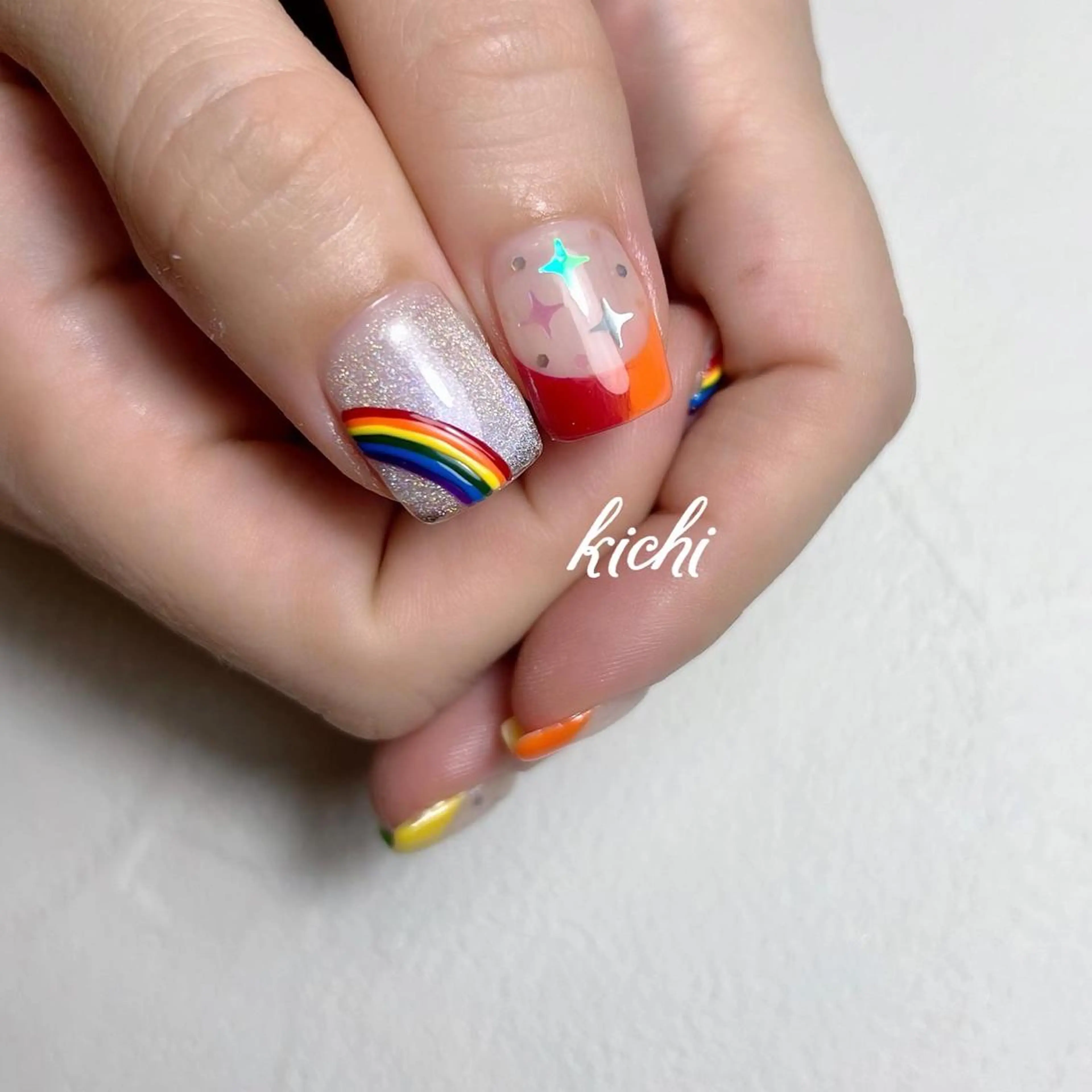 ネイル kichi･: *のネイルデザイン