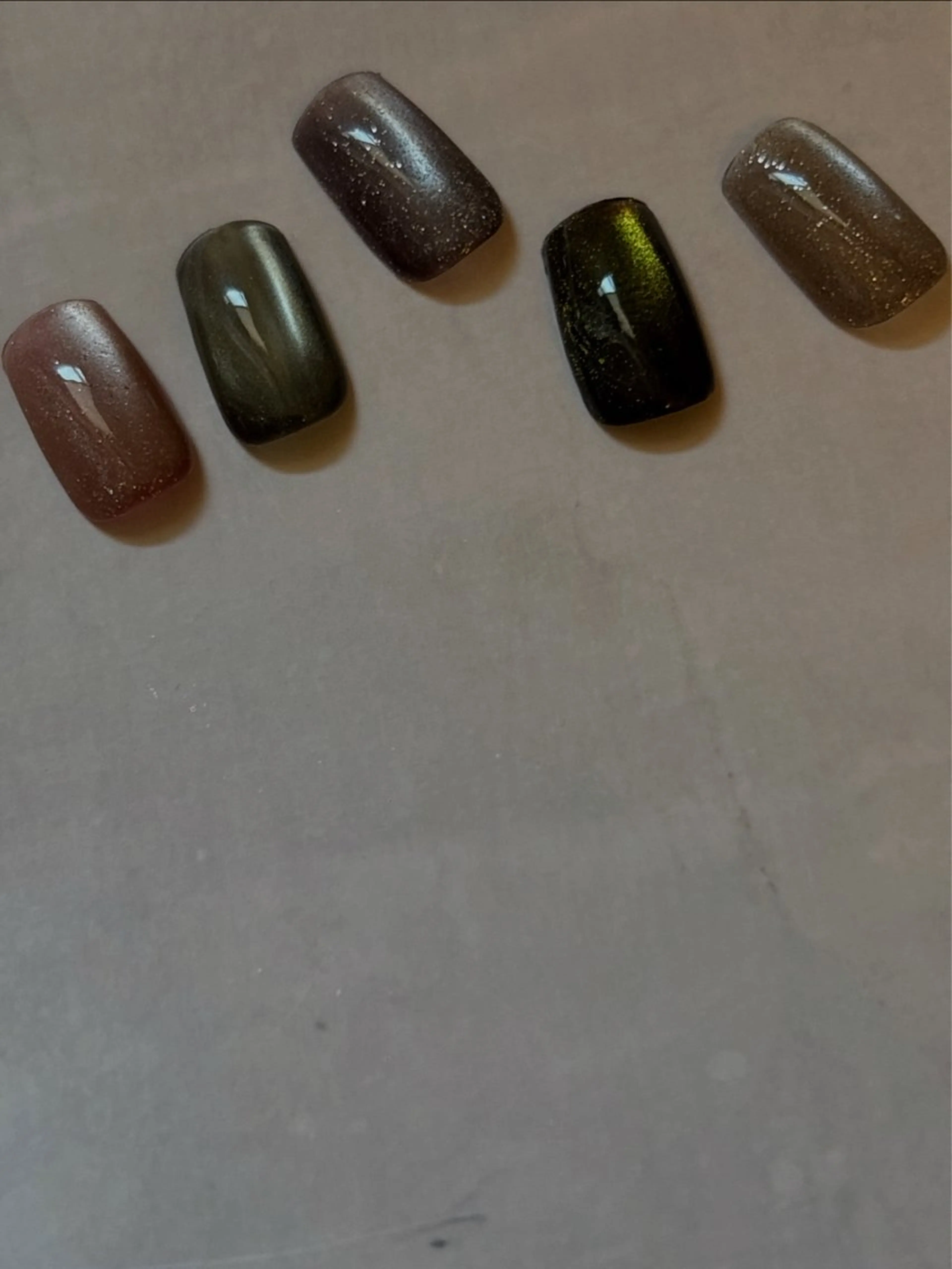 ネイル アートネイル オーロラネイル フットネイル ジェルネイル グラデーション fil nailのネイルデザイン