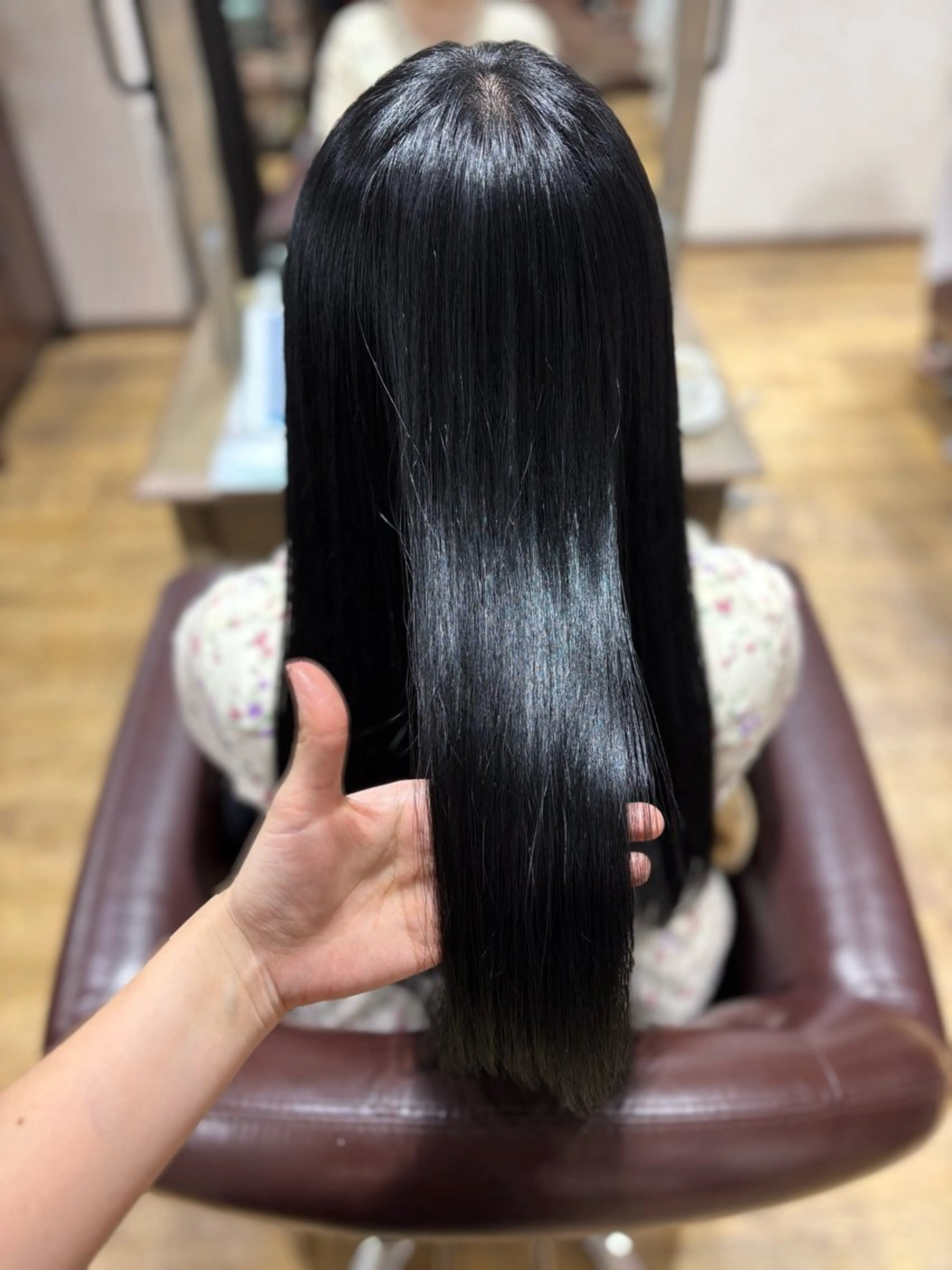 ロング カット 縮毛矯正 トリートメント レブリス所属・原口 美樹のヘアスタイル