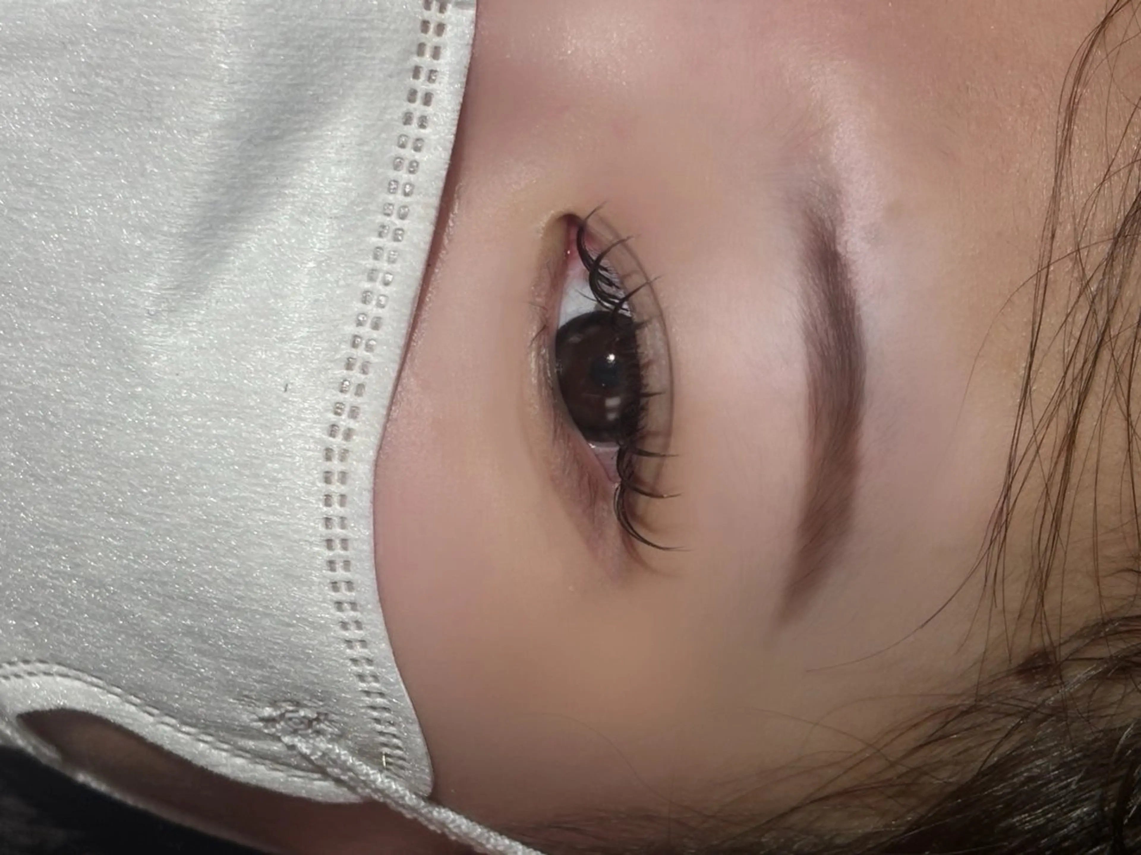 マツエク120本➕下まつげエクステ【トレーニングモデル 】の写真