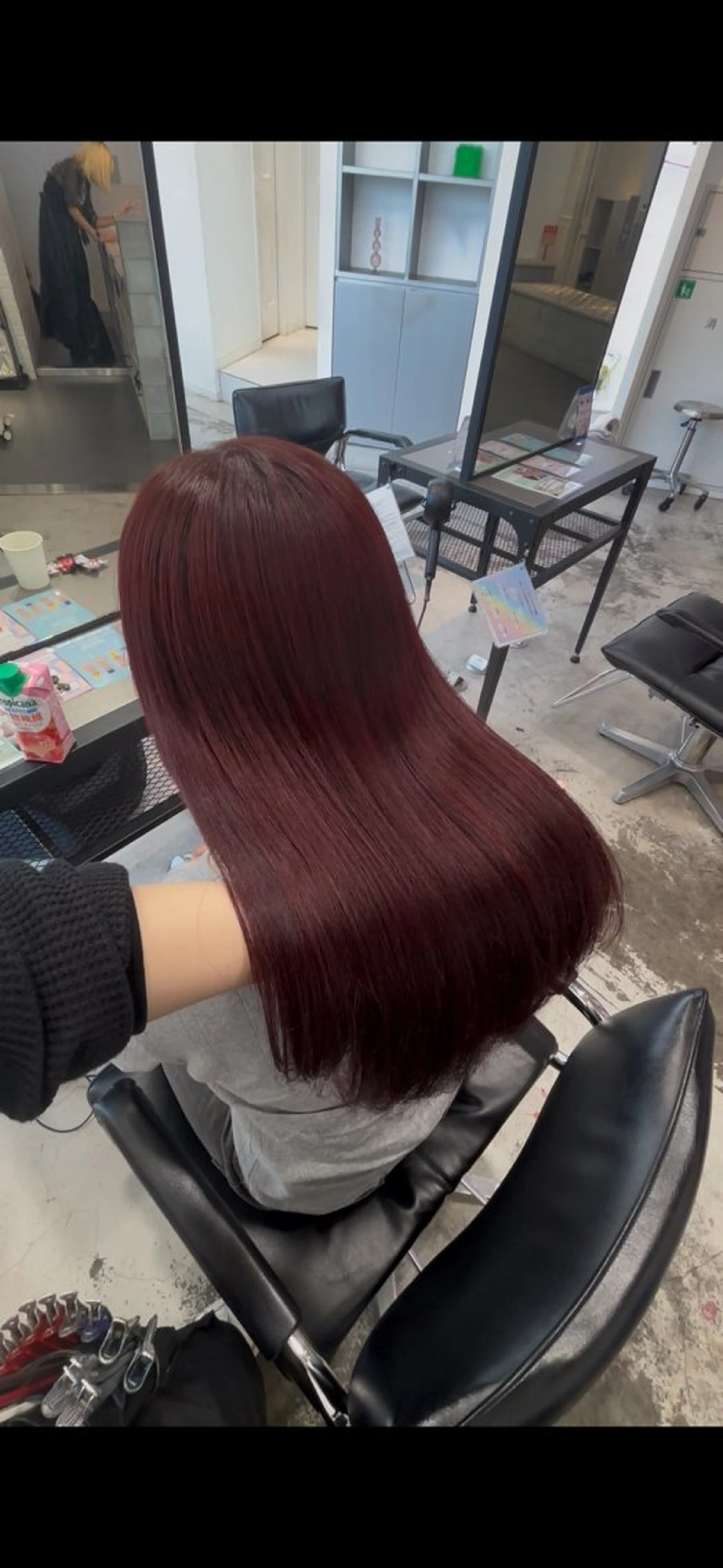 ロング カラー 縮毛矯正 縮毛矯正 トリートメント ダメージレス艶髪 🦋MISAKI🦋のヘアスタイル