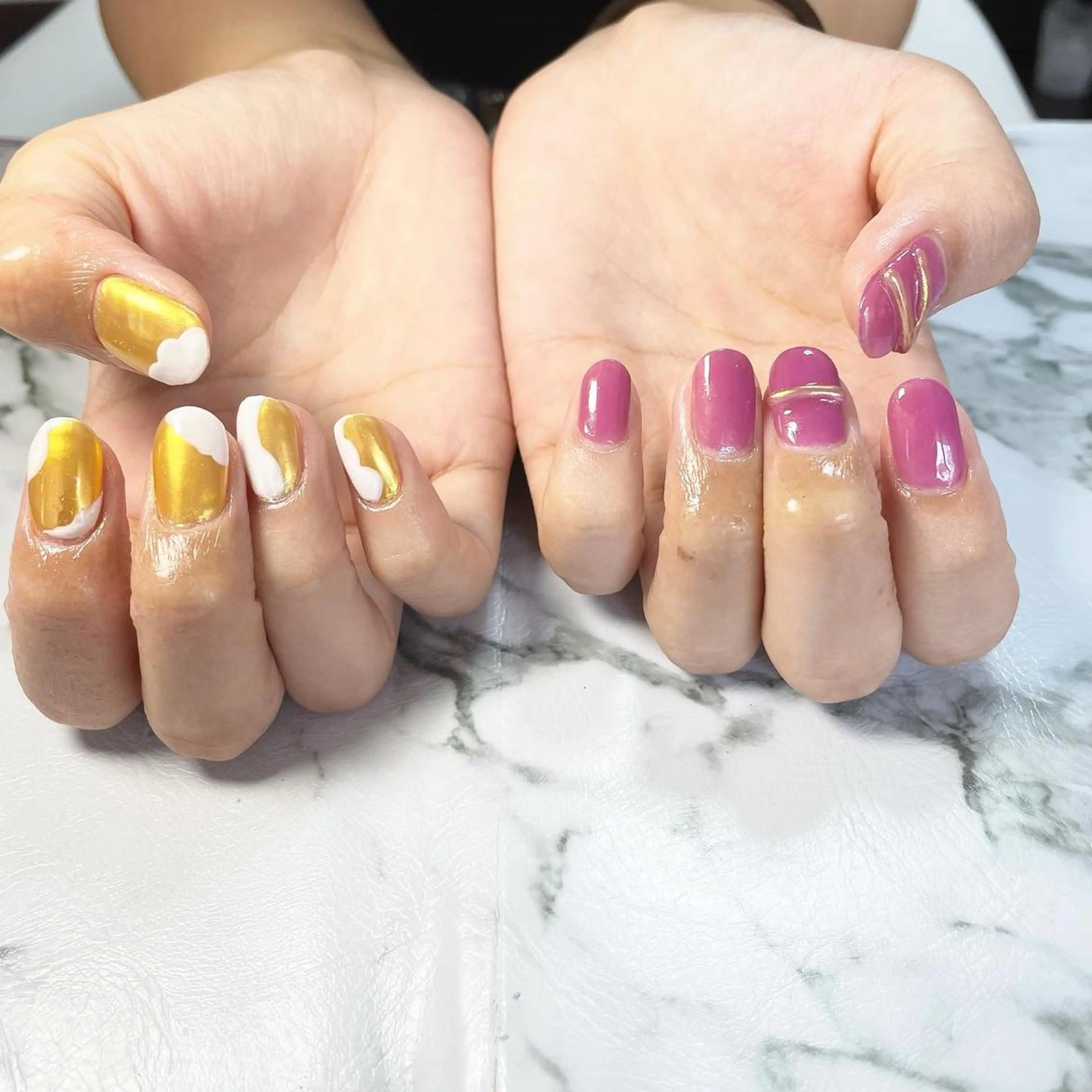 ネイル ニュアンスネイル Momo nailsalonのネイルデザイン