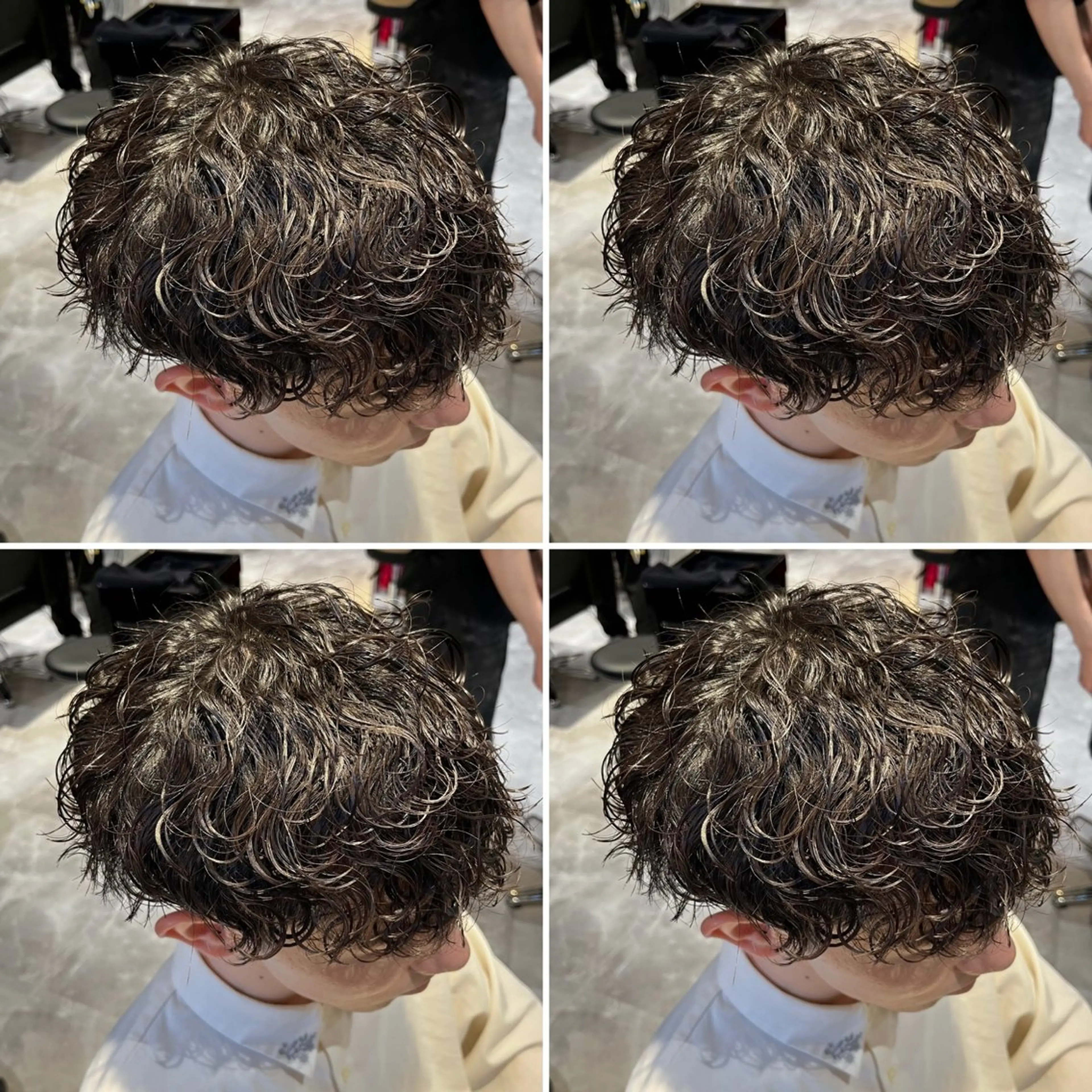 パーマ メンズ カット パーマ トリートメント ヘアセット 💈メンズパーマ特化 店長望月謙二郎💈のヘアスタイル