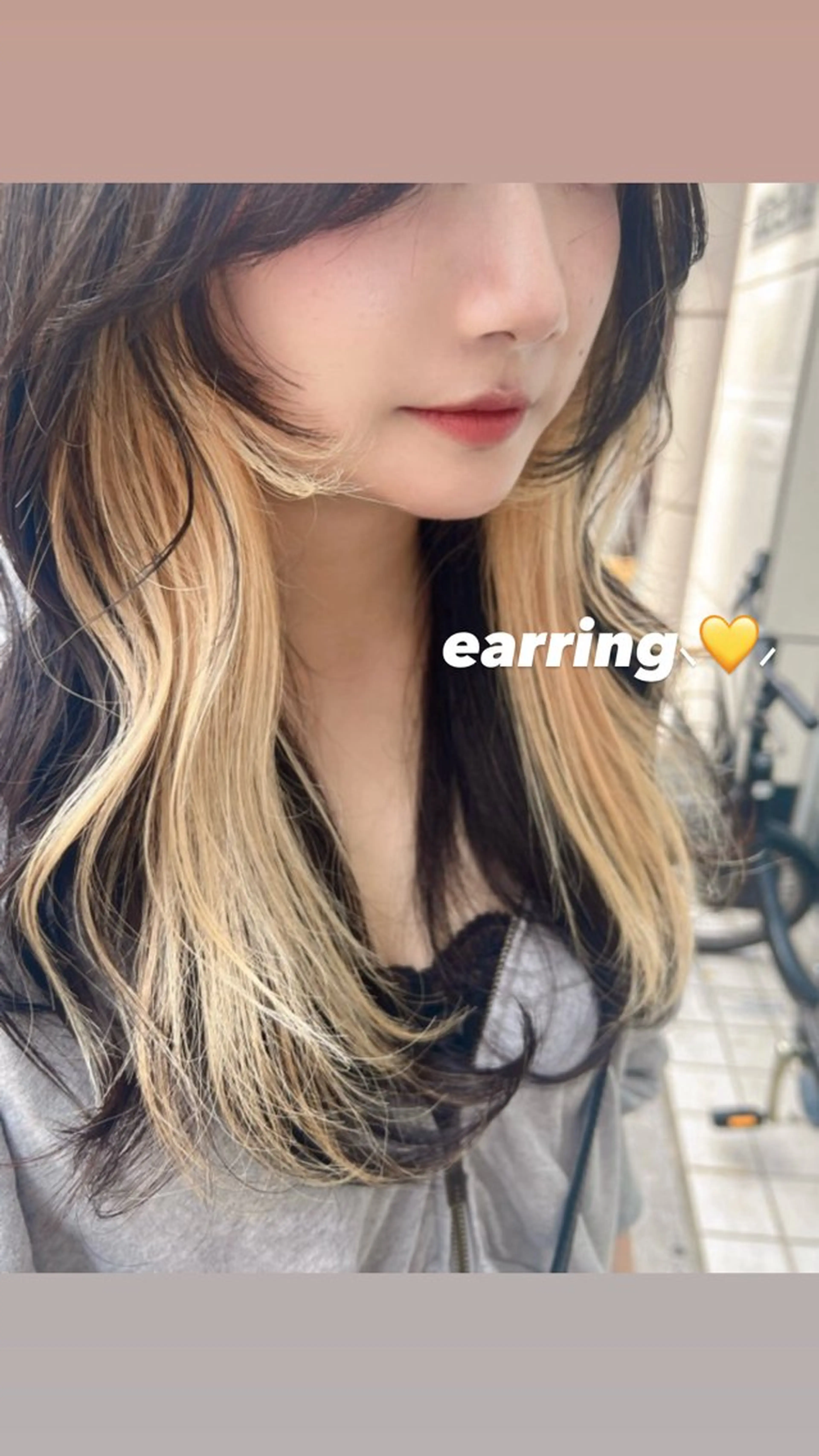 👂イヤリングカラー🍓の写真