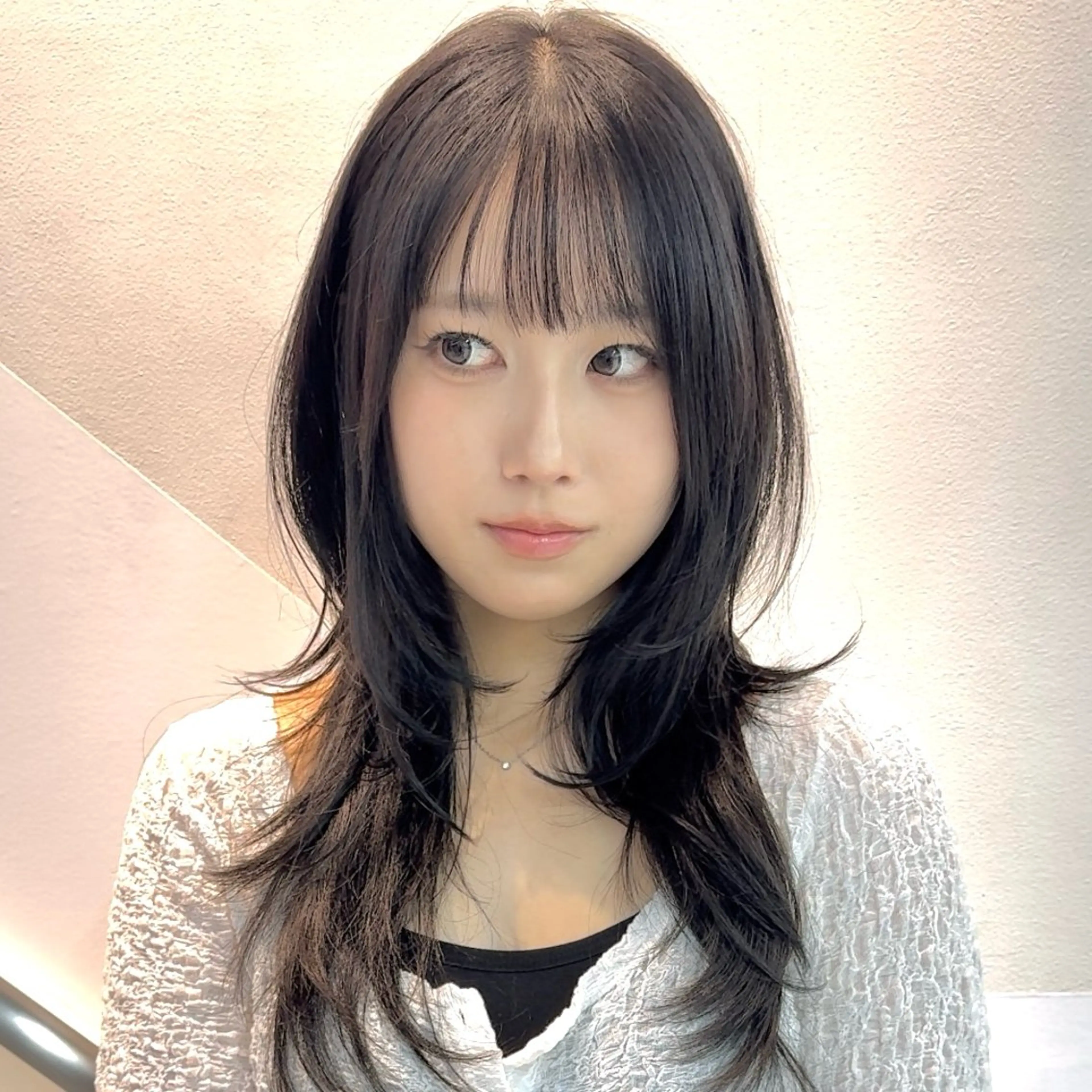 【撮影モデル！】10代​〜​20代限定✨ハッシュカット+透明感カラー※補足説明読んでください！⭐️画像のようなスタイル⭐️の写真