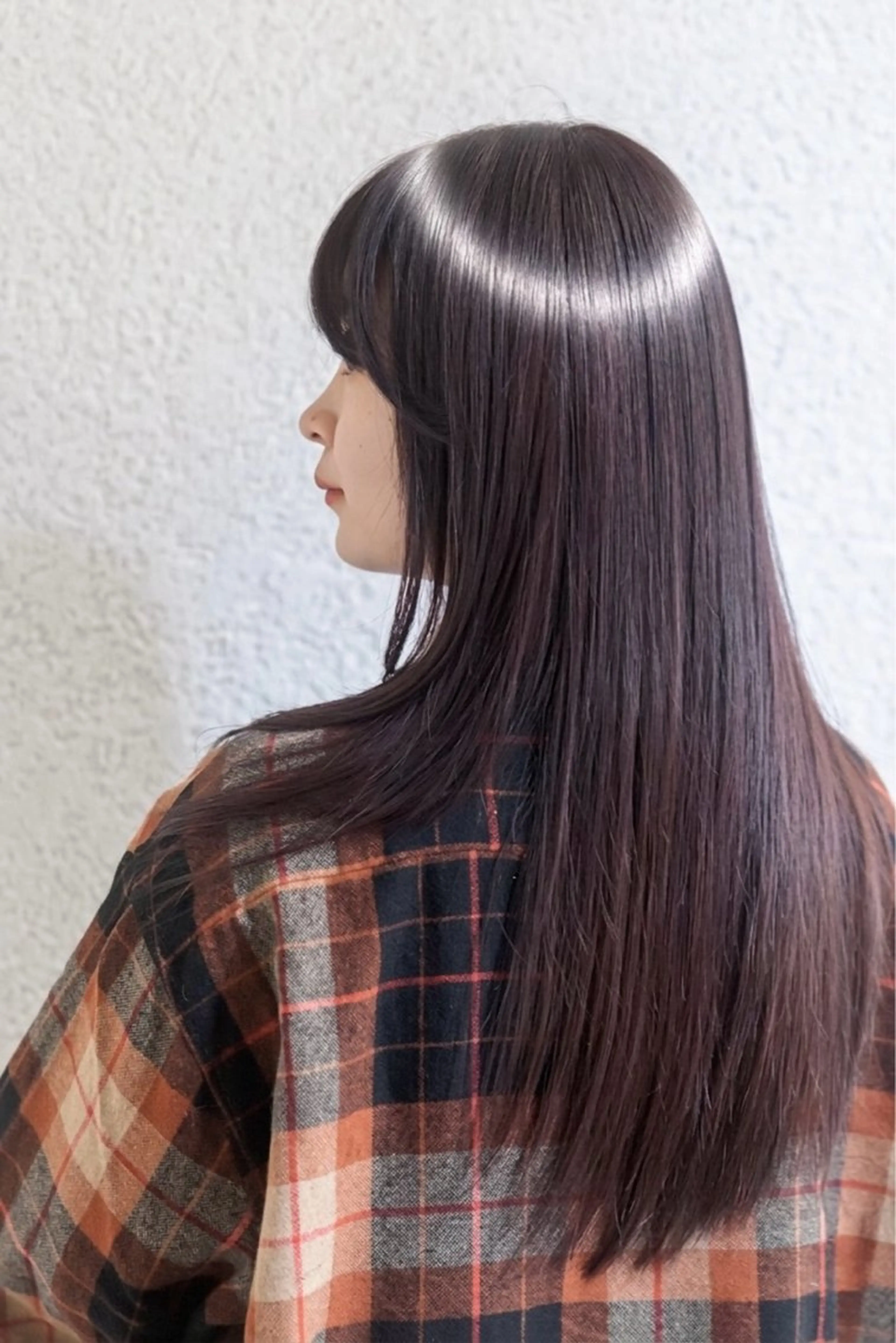 ロング カラー 橋本 ゆりあのヘアスタイル