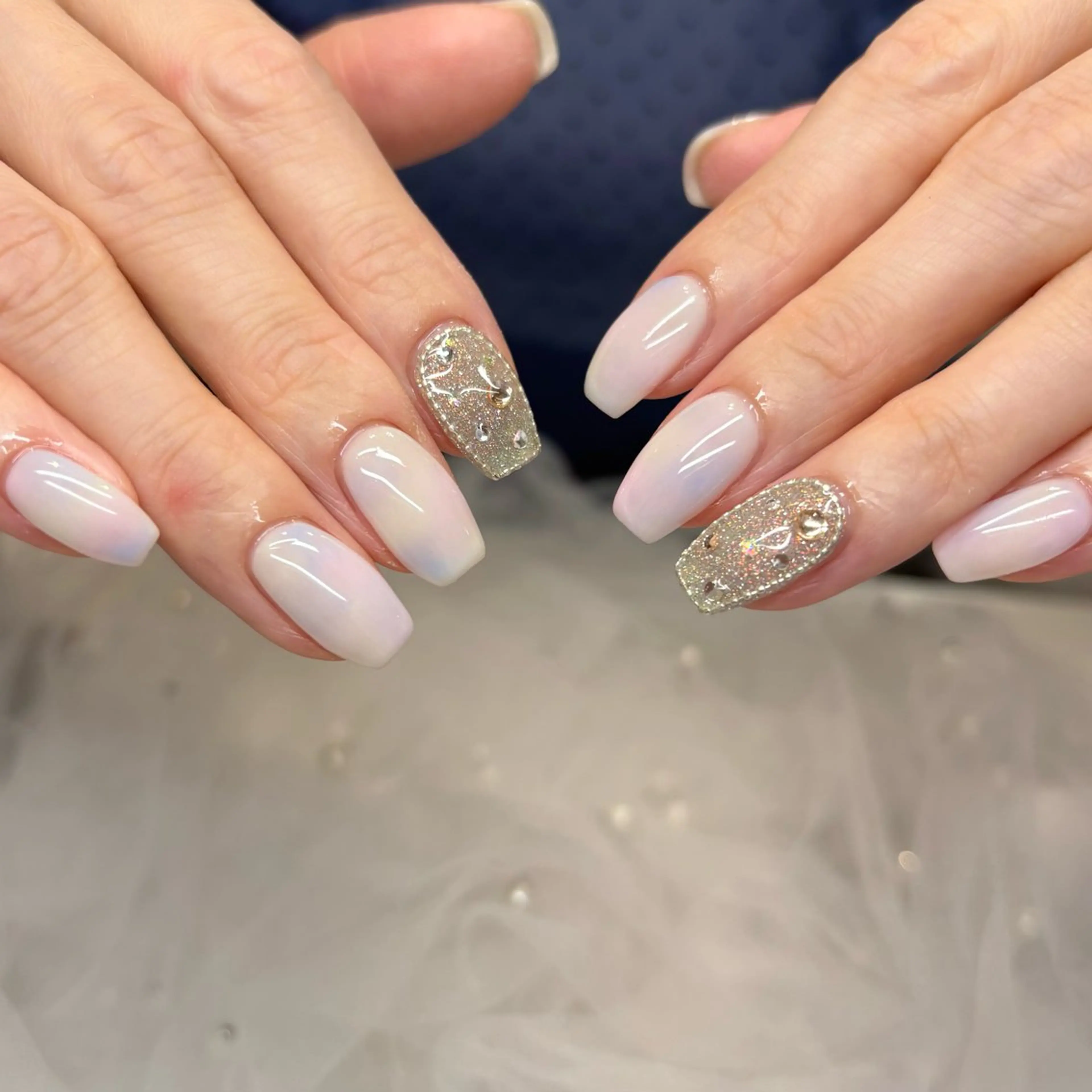 ネイル フラッシュネイル パステルネイル ハンドネイル 荒巻 めいのネイルデザイン