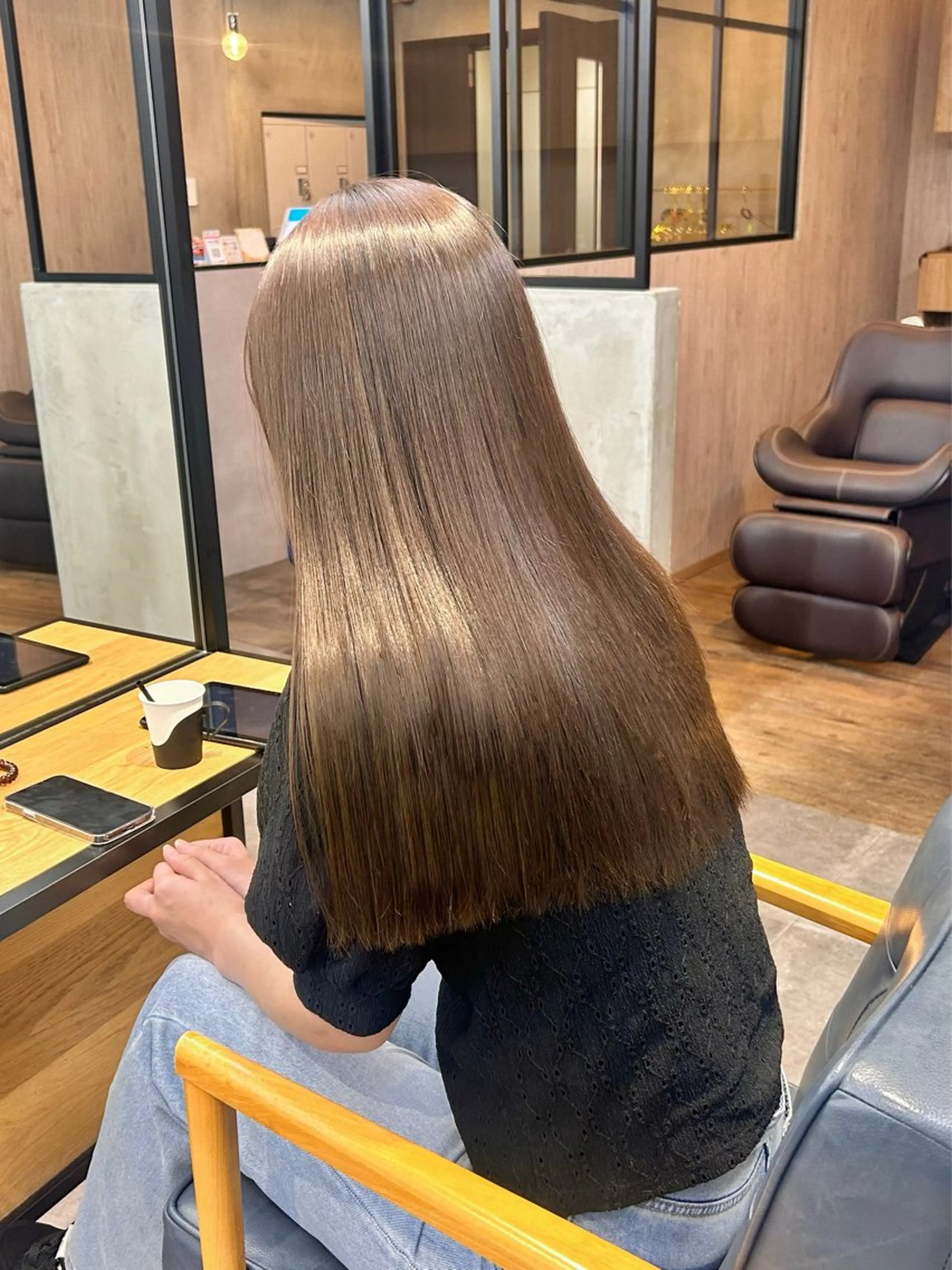 ロング カラー 韓国×髪質改善カラー 💎hinaのヘアスタイル