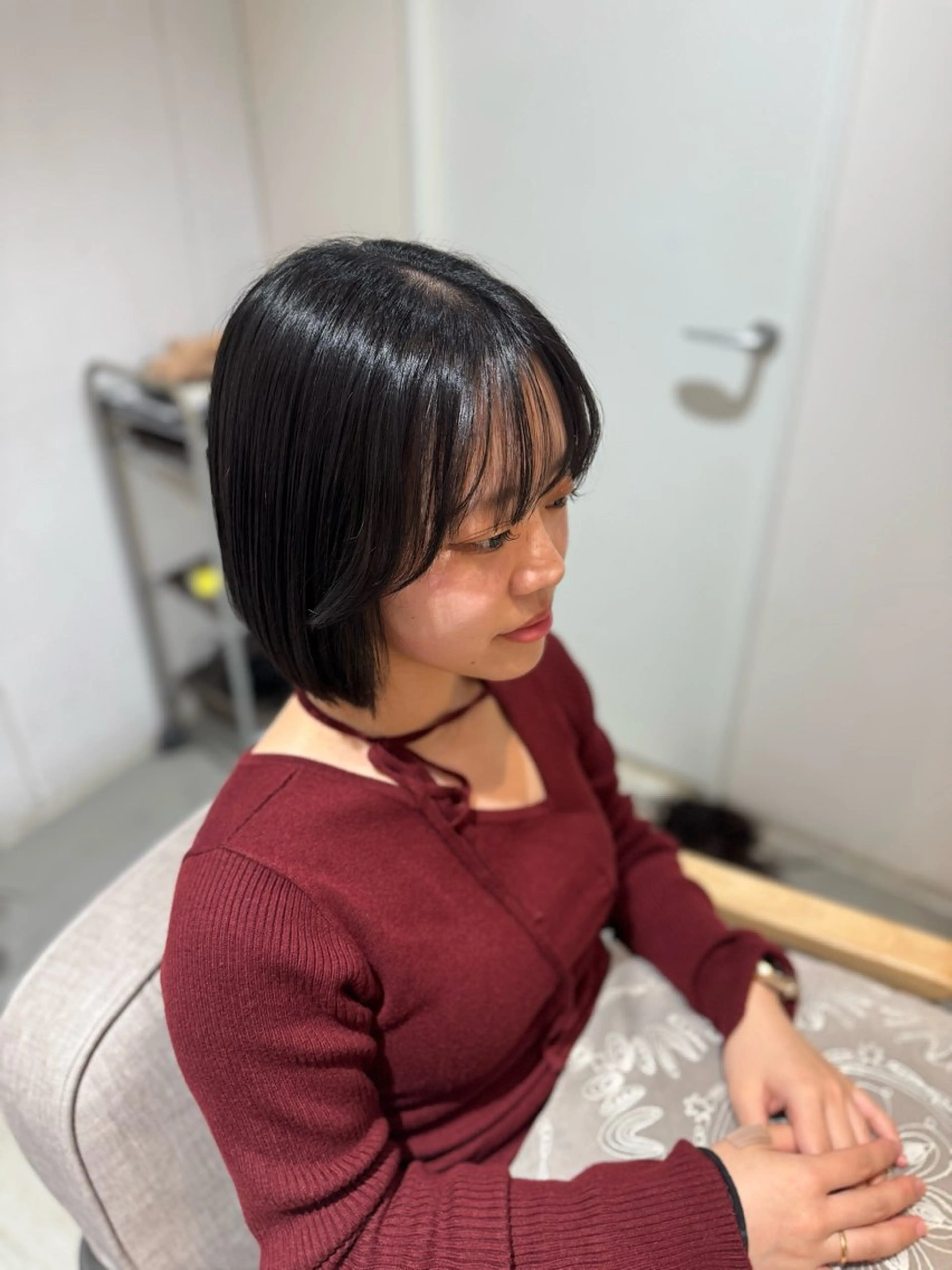 ミディアム ボブ Fizelle福島 Honokaのヘアスタイル