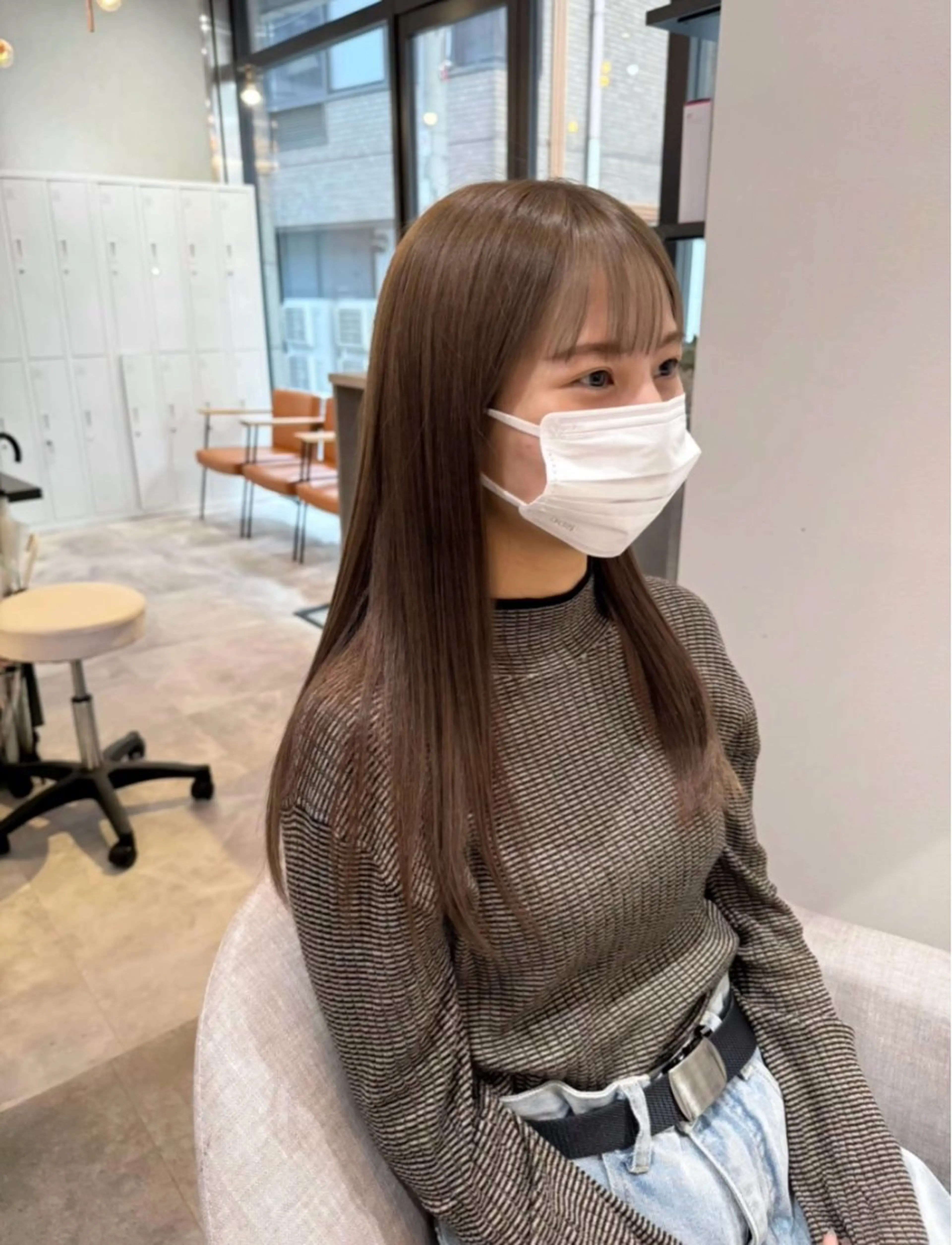 ロング カラー 赤み無し柔らかカラー 【梅田】madokaのヘアスタイル