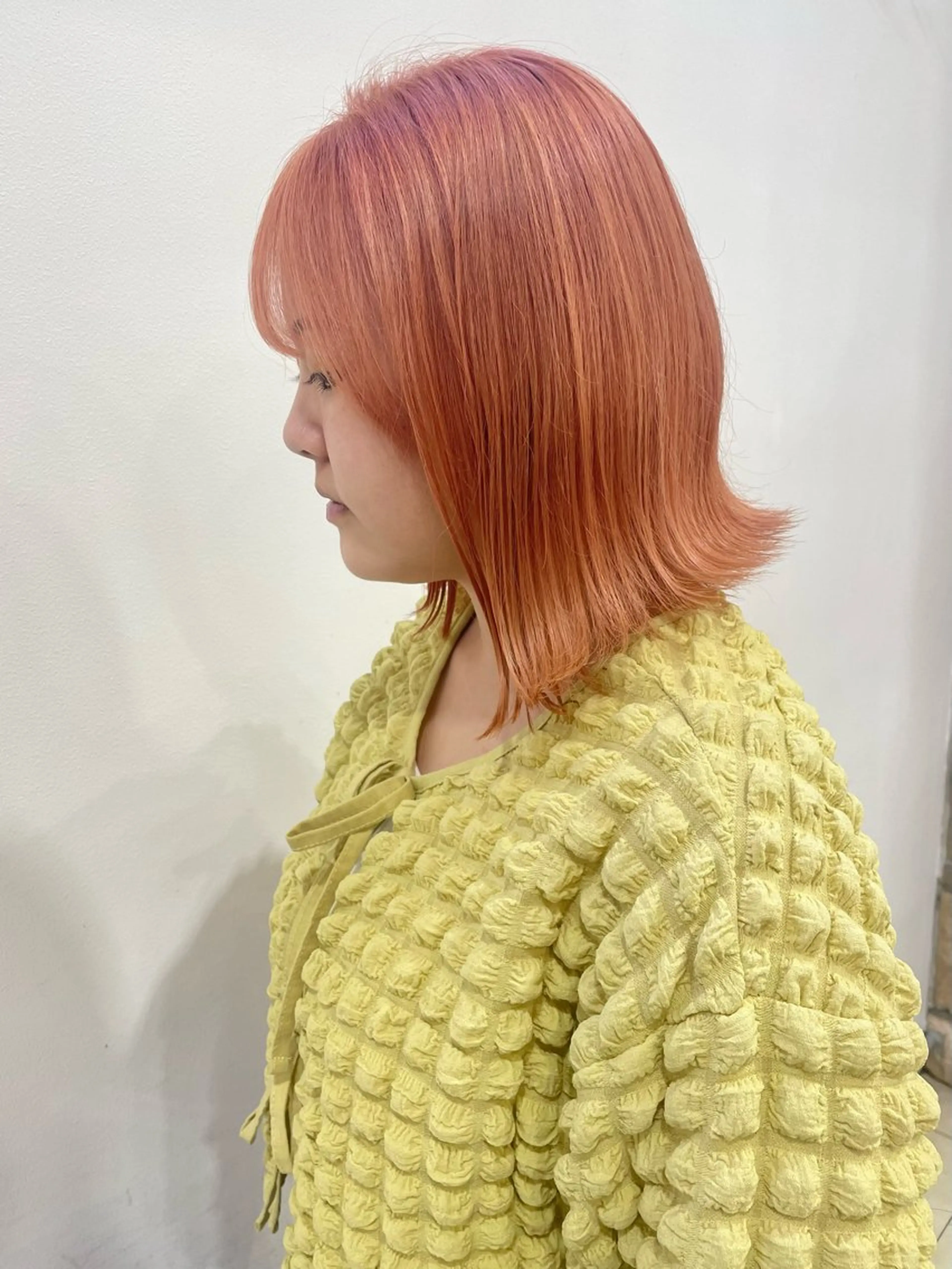 ミディアム 艶髪カラー🫧 髪質改善🪽萩原のヘアスタイル