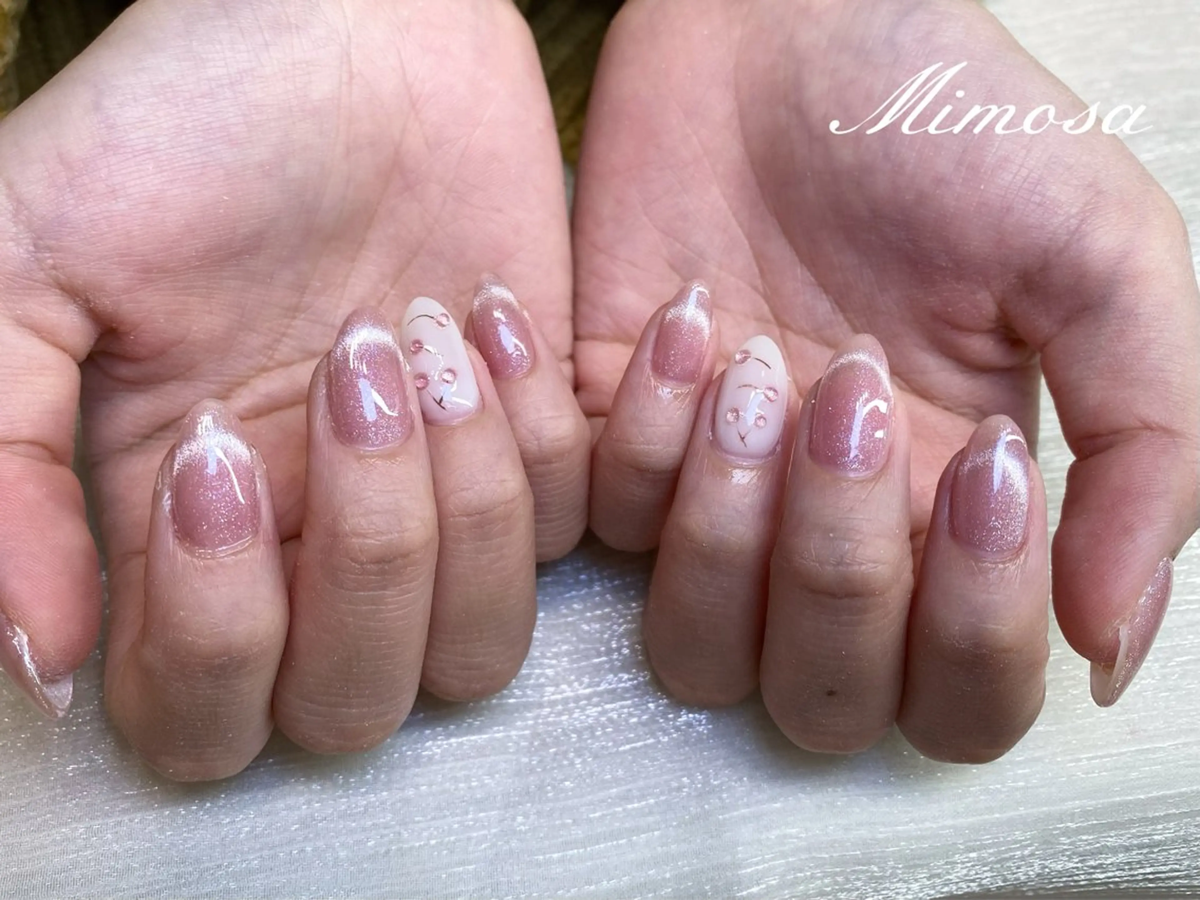 ネイル ハンドネイル 💛Mimosa💛 吉祥寺のネイルデザイン