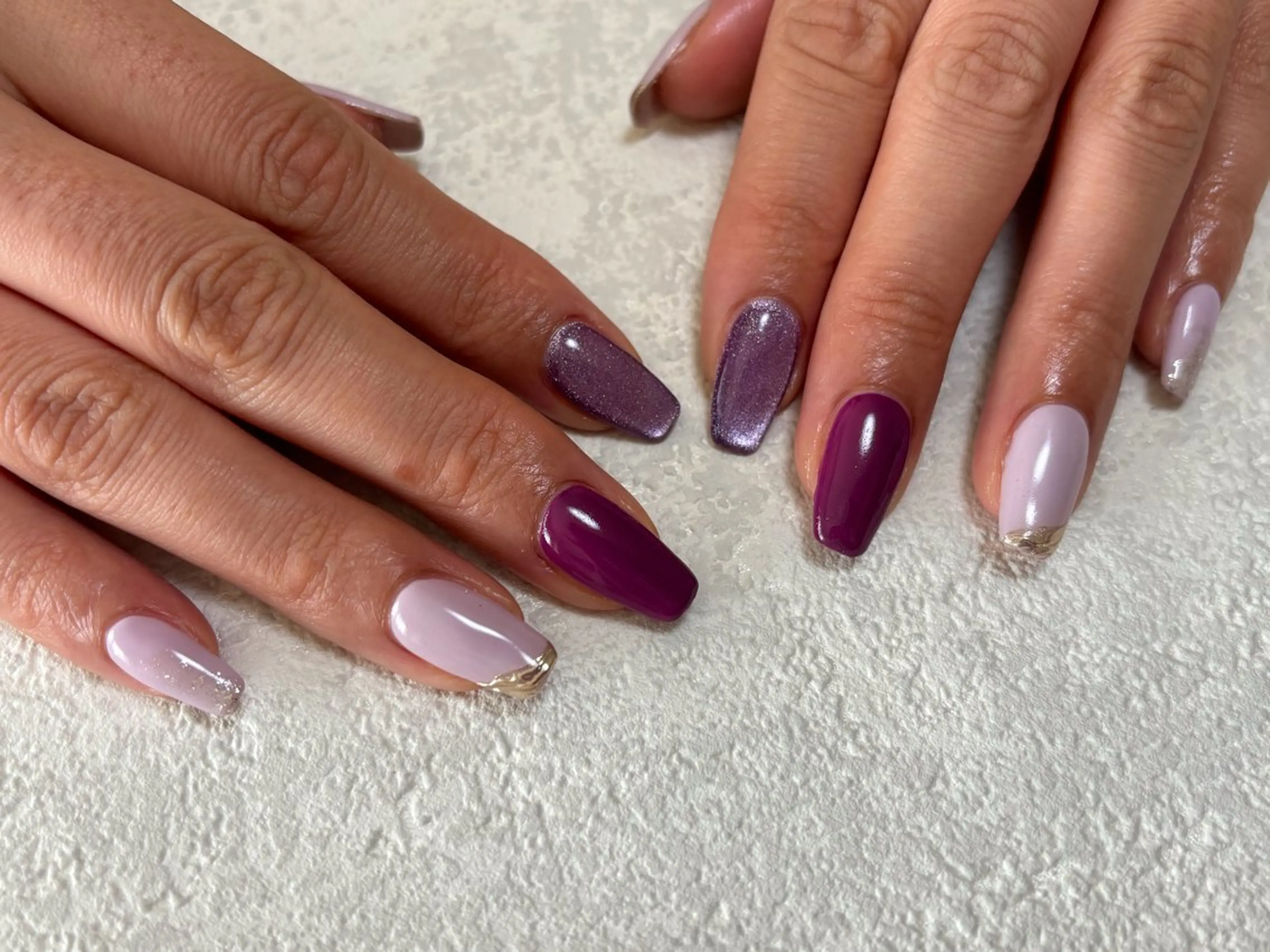 ネイル オーロラネイル フットネイル フレンチネイル ジェルネイル 韓国ネイル ハンドネイル kiki nail &brow二子玉川の眉毛・アイブロウイメージ