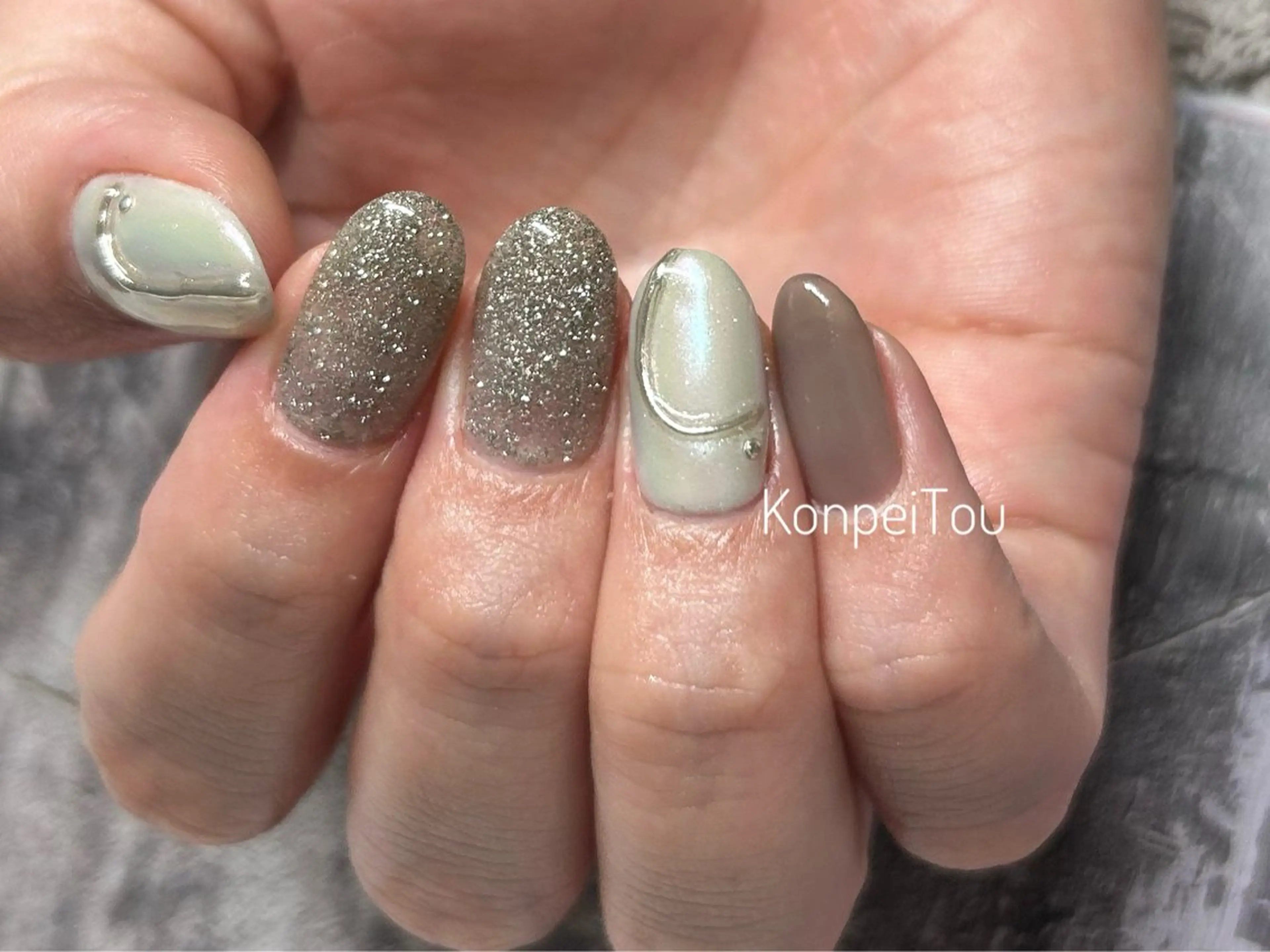 ネイル ハンドネイル おうちのネイルサロン KonpeiTouのネイルデザイン