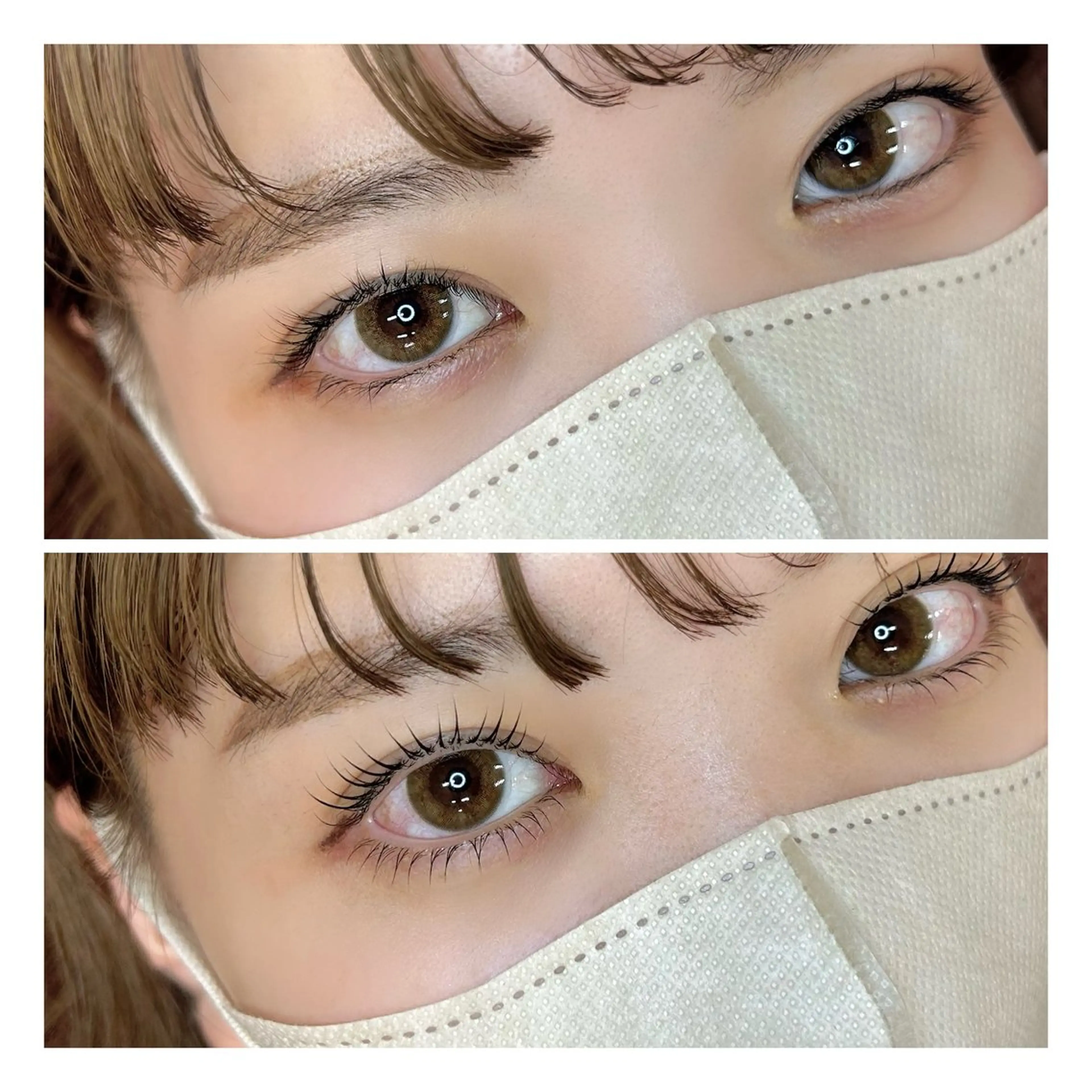 マツエク・マツパ 一重×まつ毛パーマ prima梅田店 研修店舗のマツエク・マツパデザイン