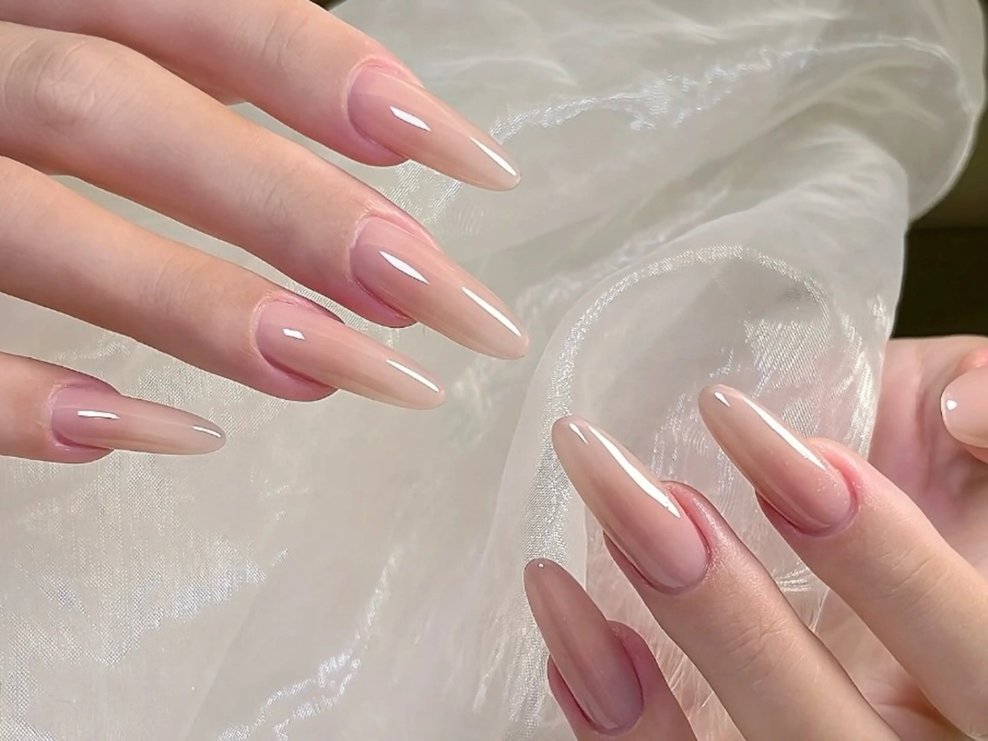 ✨ 当店人気NO2☆チップ長さ出し/ワンカラーorラメグラの写真