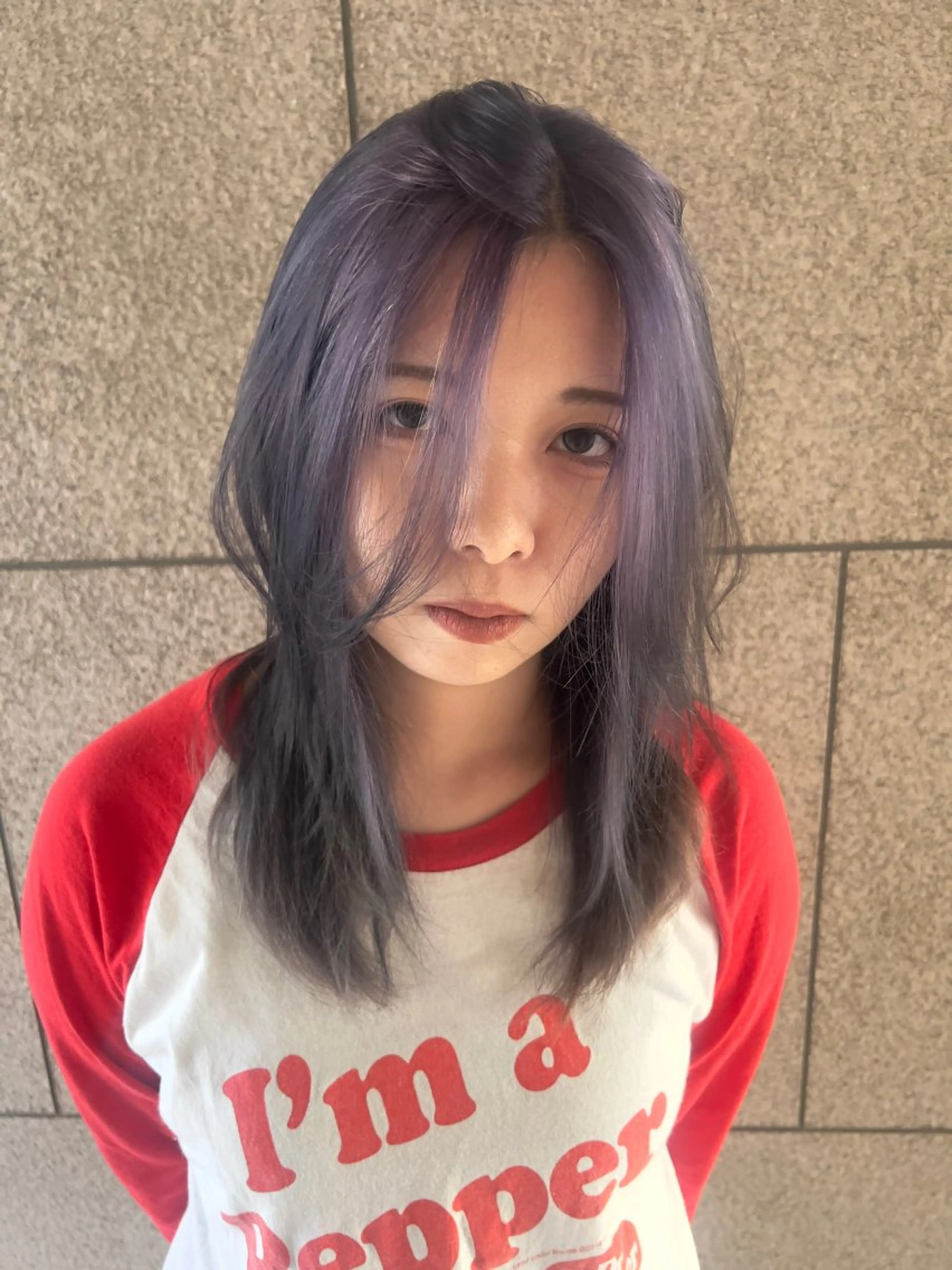 カラー ダブルカラー Ⓜ️irai ✮のヘアスタイル