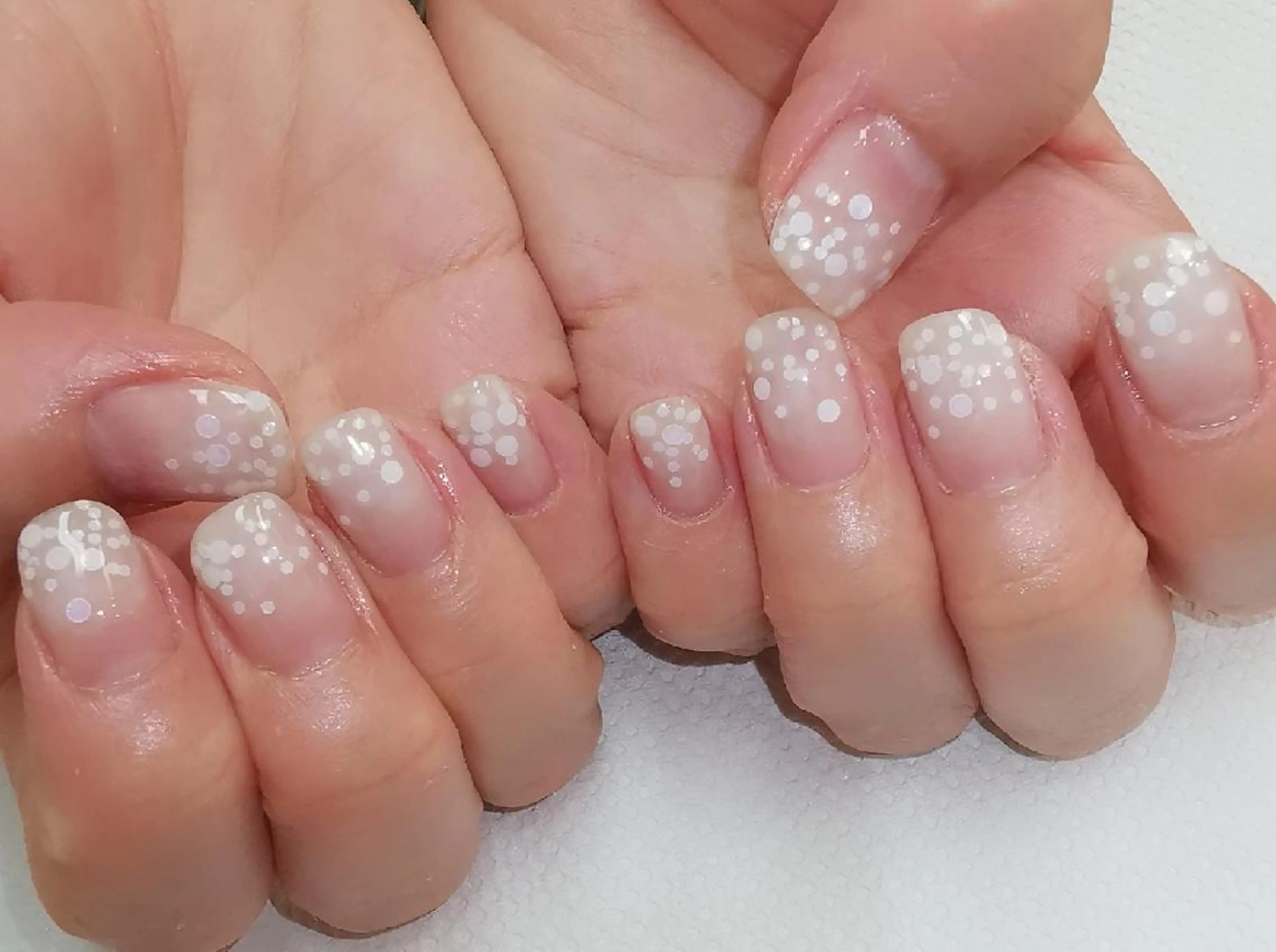 ネイル グラデーション ホログラムネイル ハンドネイル reve あやののネイルデザイン