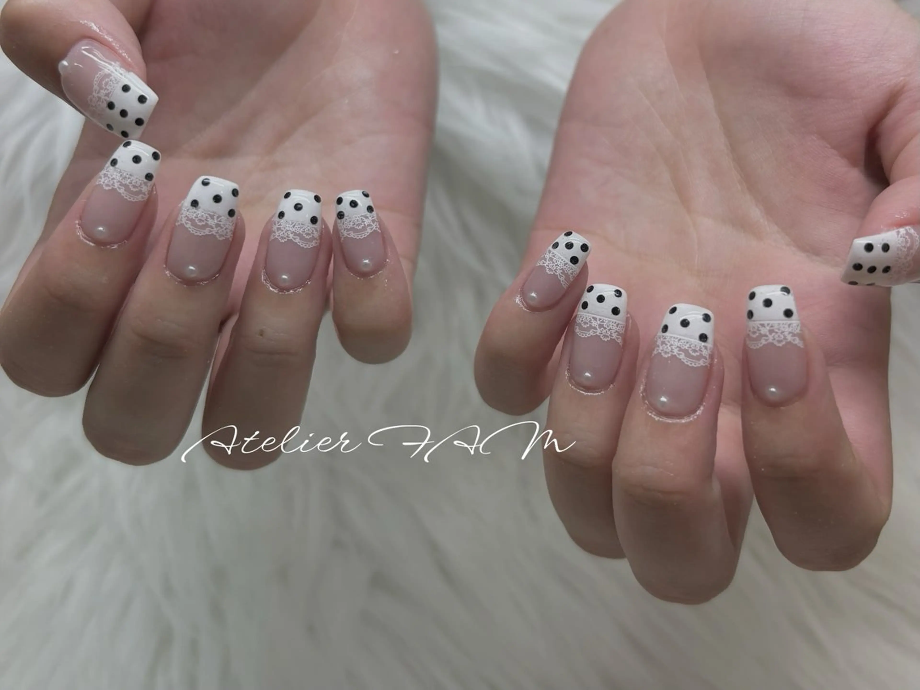 ミディアム ハンドネイル nail&eyelashsalon atelier fam上本町店所属・アトリエ FAMのネイルデザイン