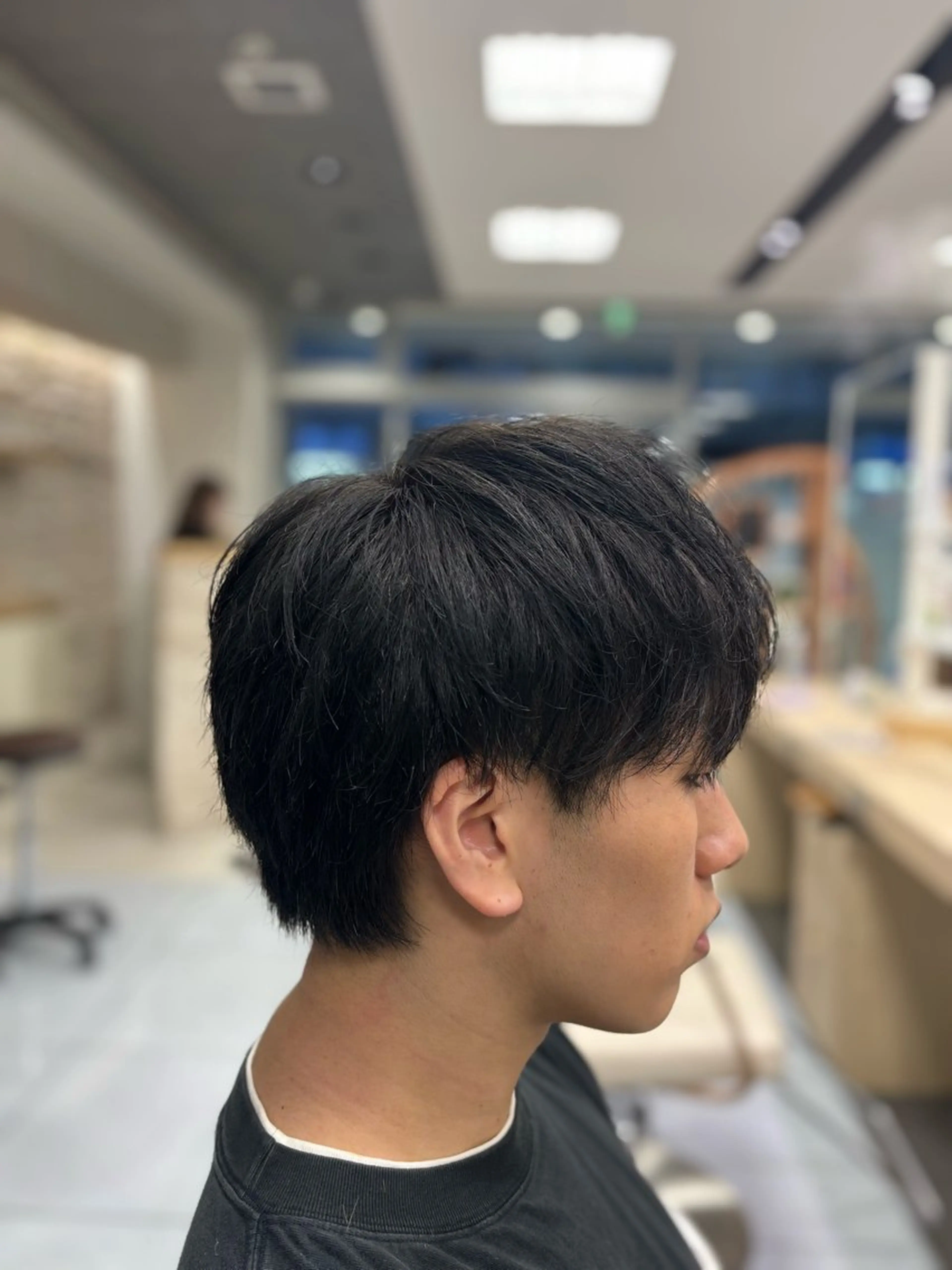 メンズ カット ヘアカラー メンズ特化韓国風 パーマスタイル/りんのヘアスタイル