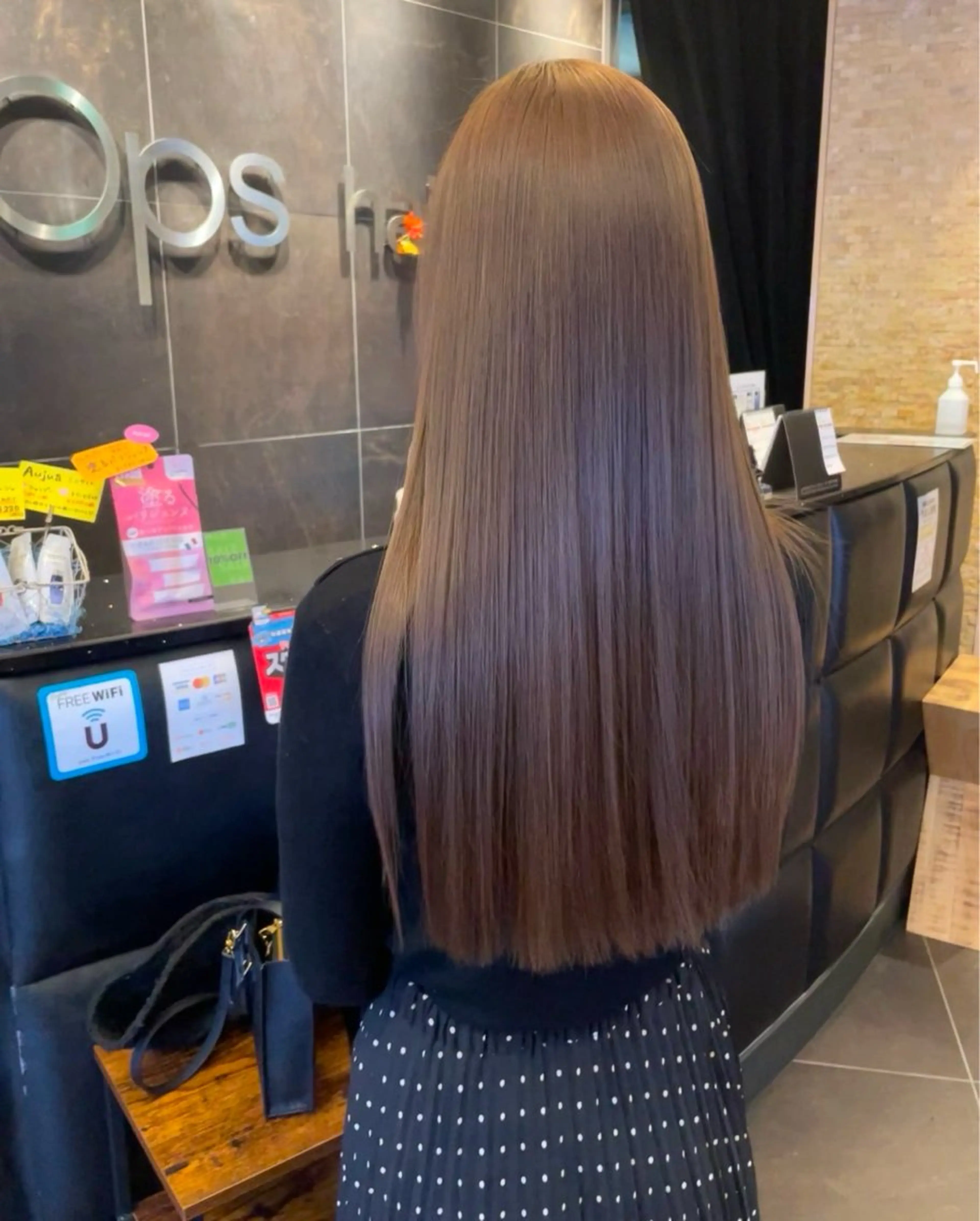 ロング カラー 吉田 拓人のヘアスタイル