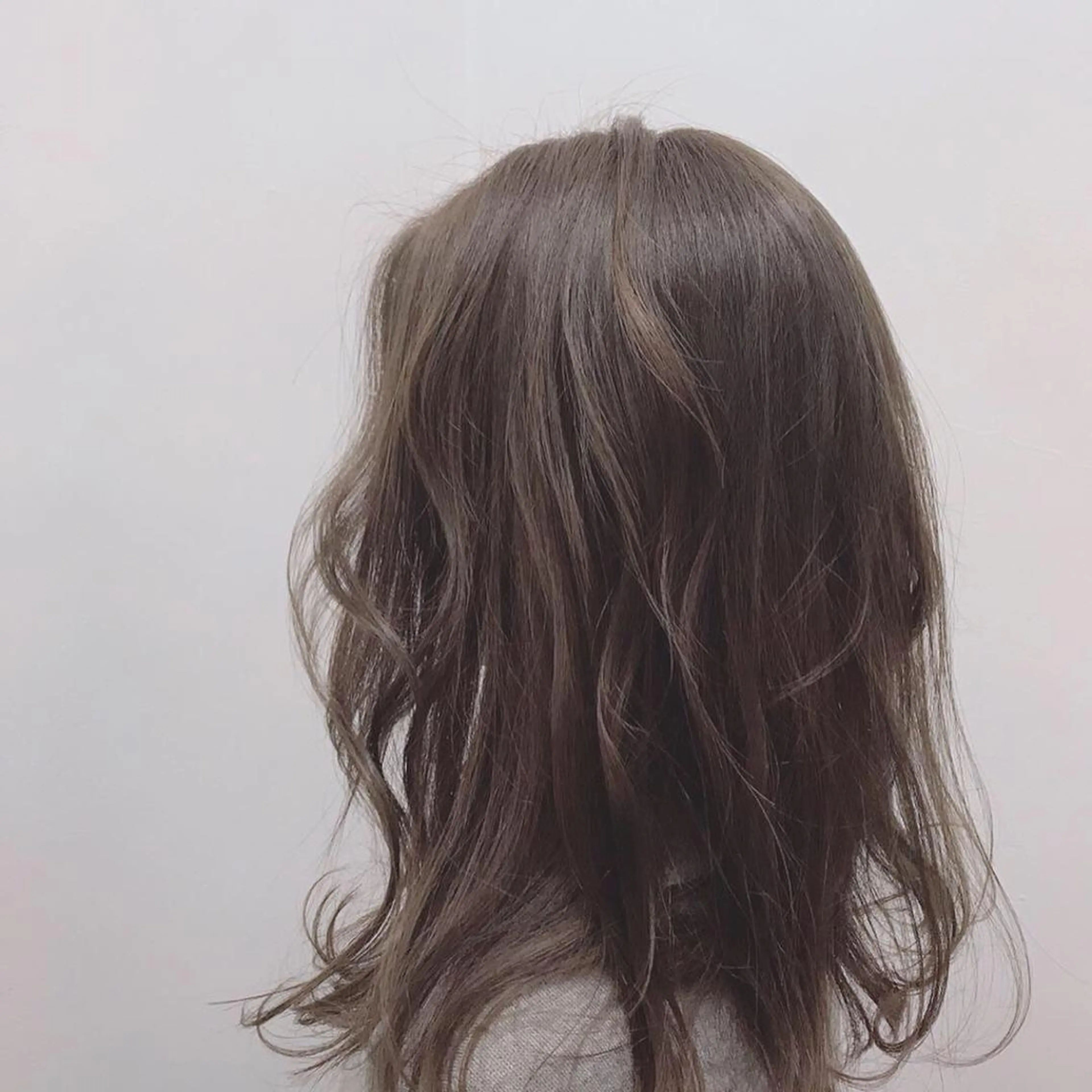 ロング カラー グレージュ ハイライトカラー ハイライト 縮毛/ショート/ ボブ/レイヤー/小原のヘアスタイル