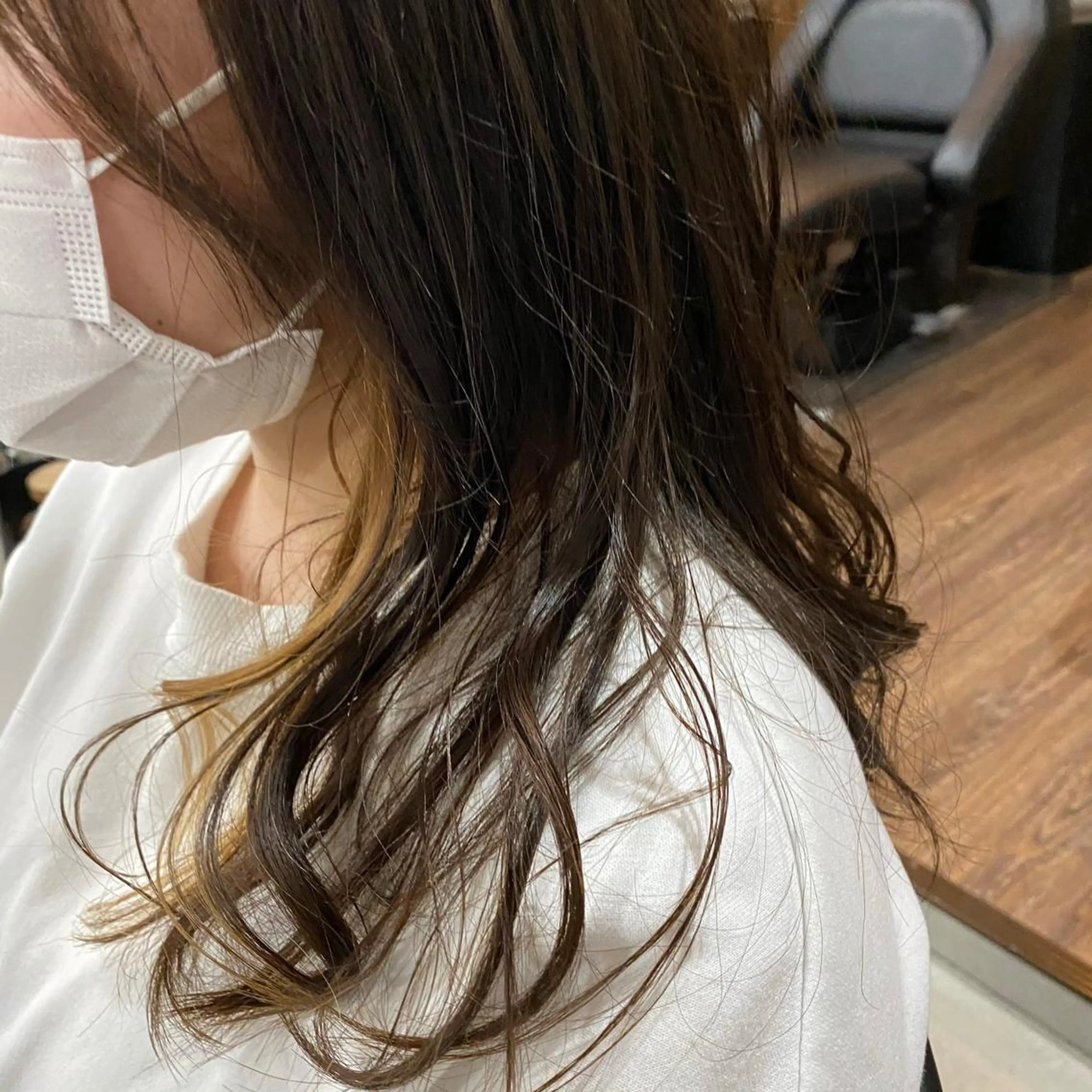 セミロング 艶カラー💎 髪質改善🎈アトワのヘアスタイル