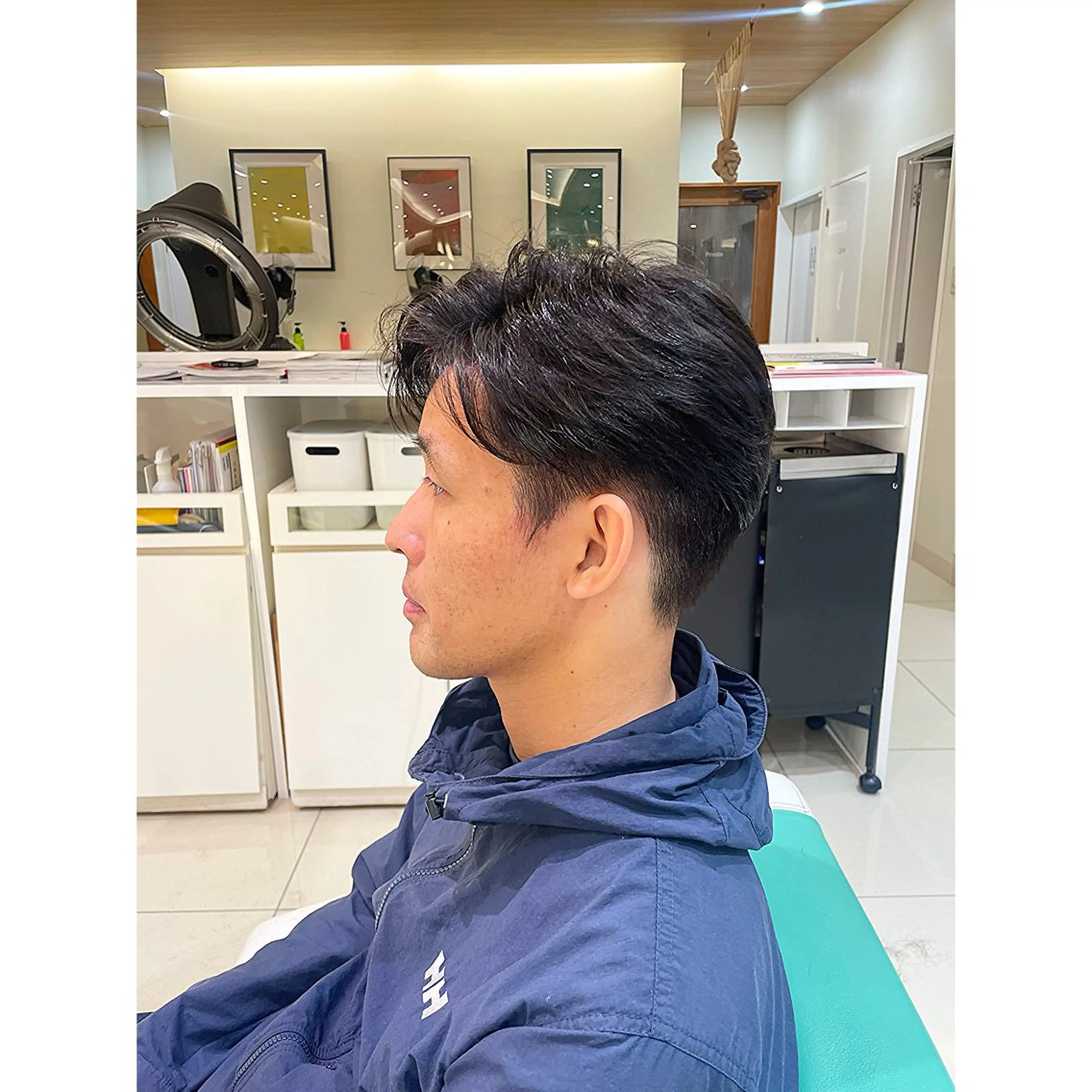 メンズ 刈り上げ 前さこ 結衣のヘアスタイル