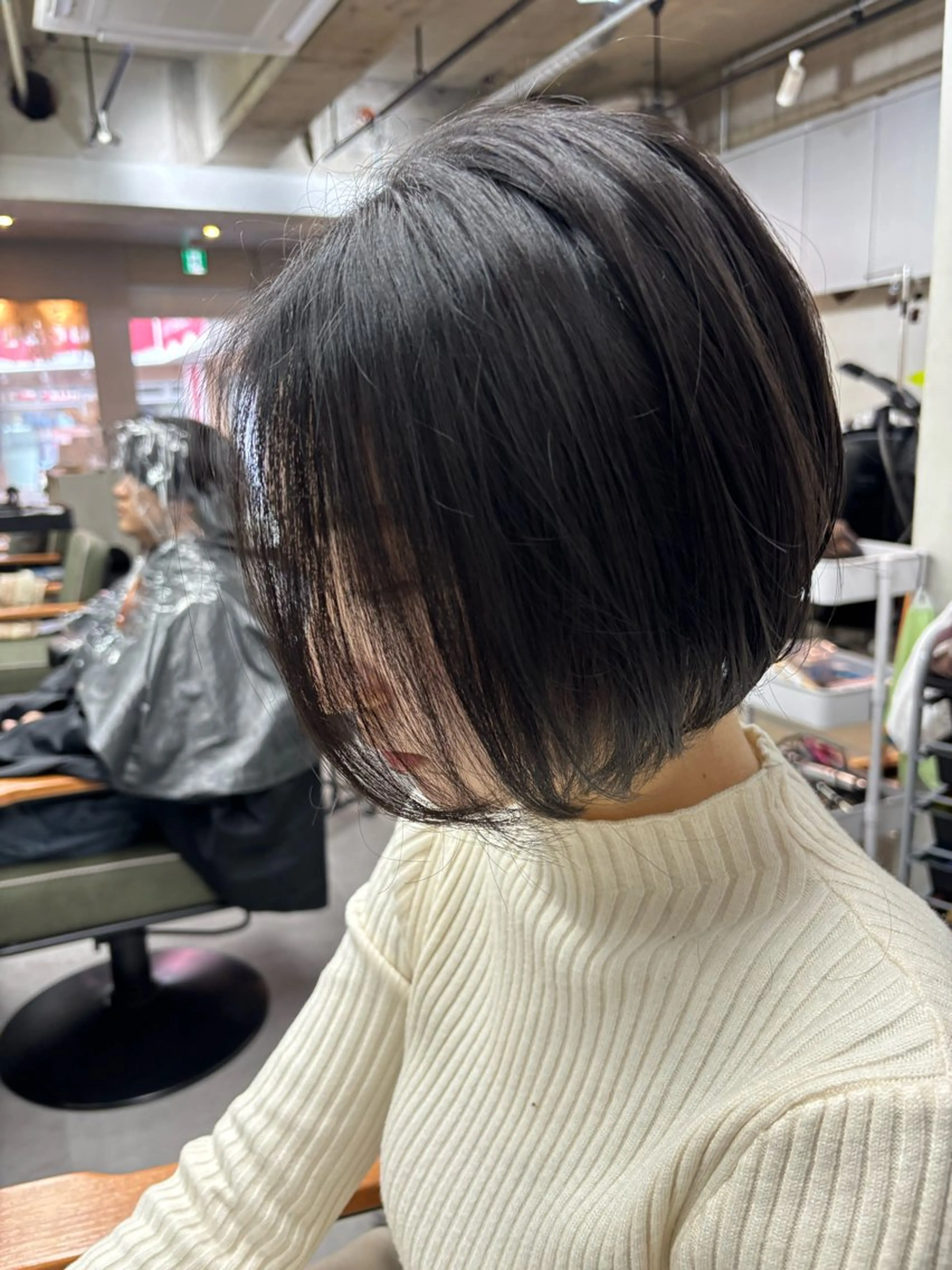 ショート カラー パーマ ボブ nico 麻生 やまざきれいのヘアスタイル