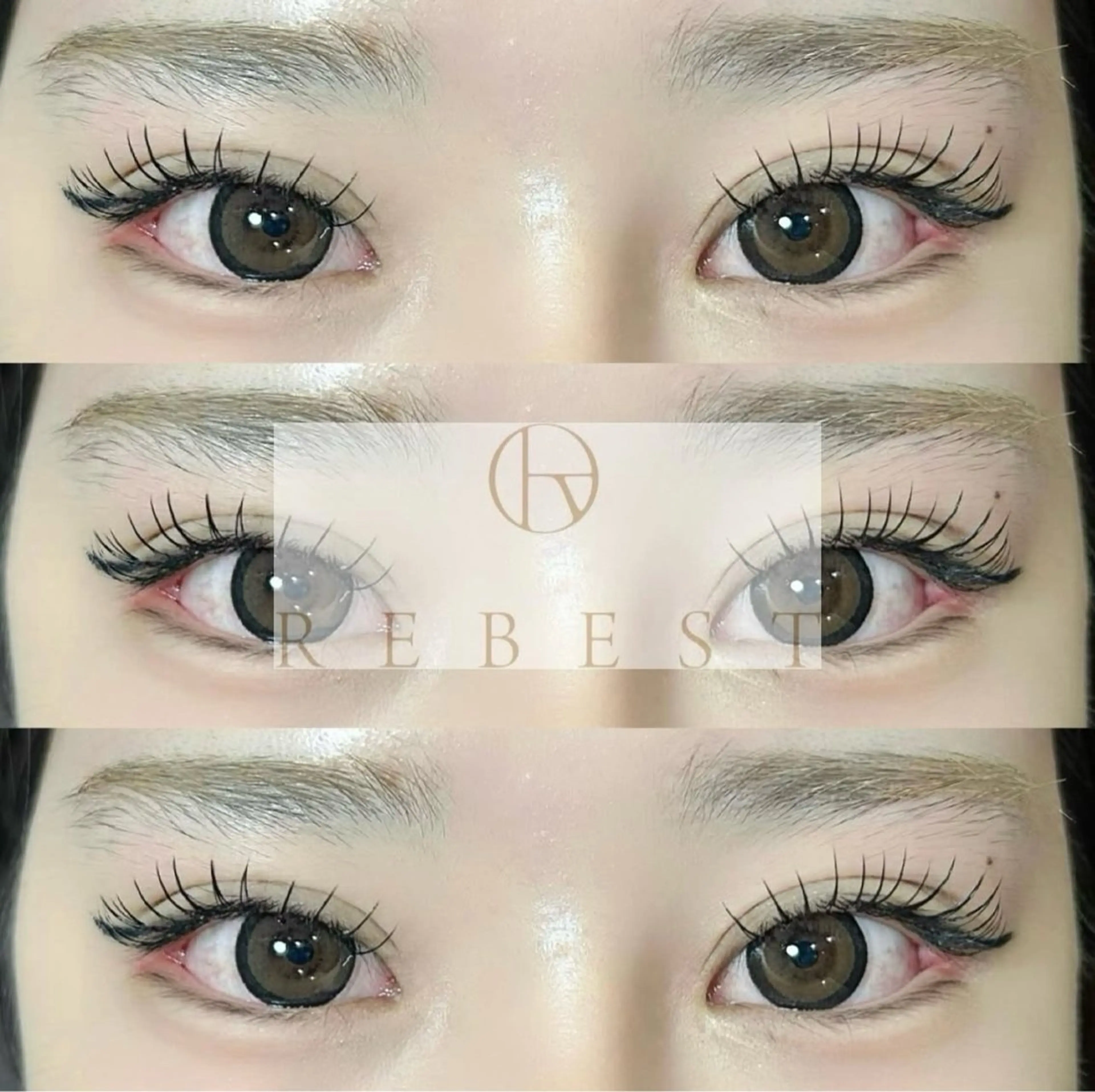 マツエク・マツパ フラットラッシュ yuuka REBEST心斎橋のマツエク・マツパデザイン