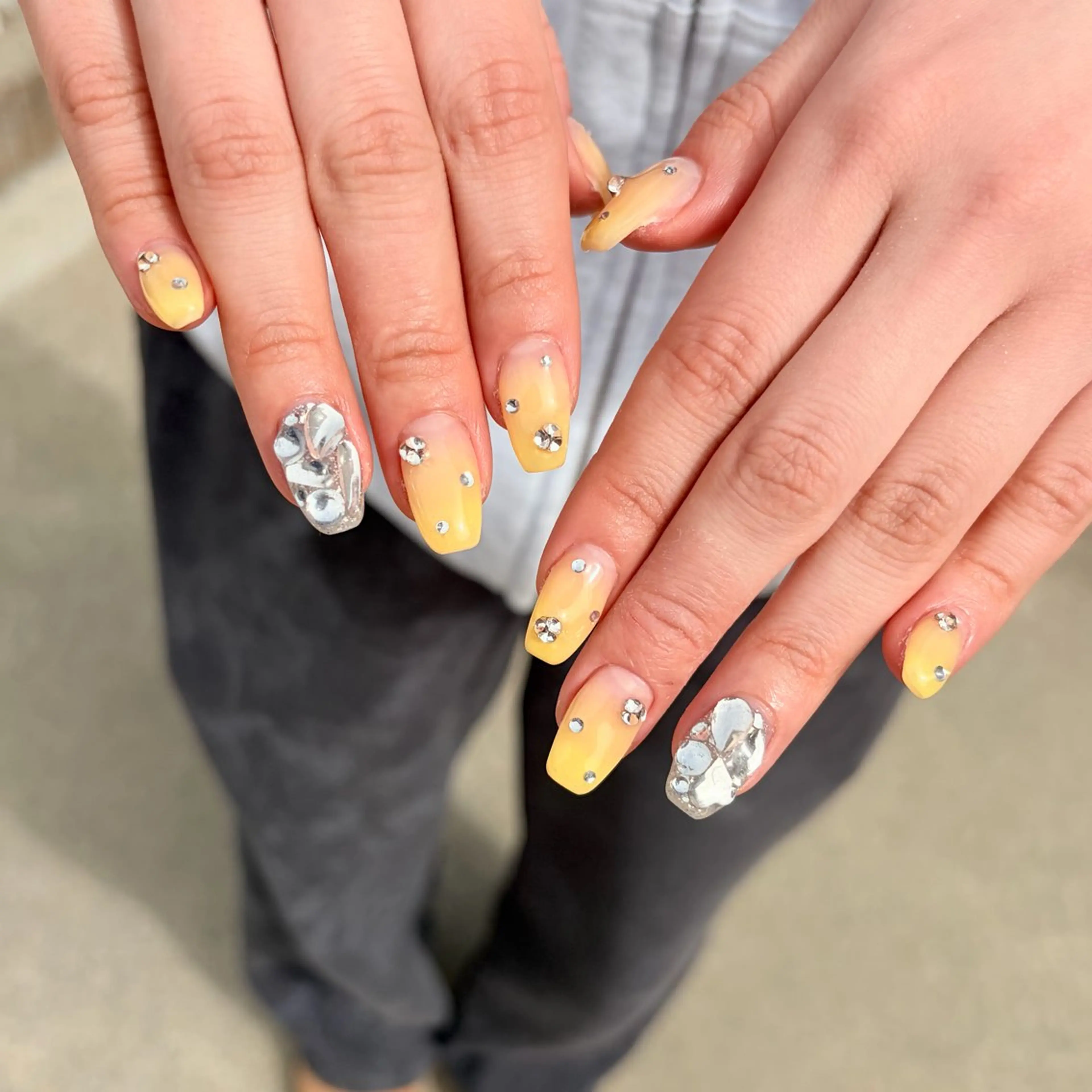 ネイル ハンドネイル Sea  nail by emaのネイルデザイン