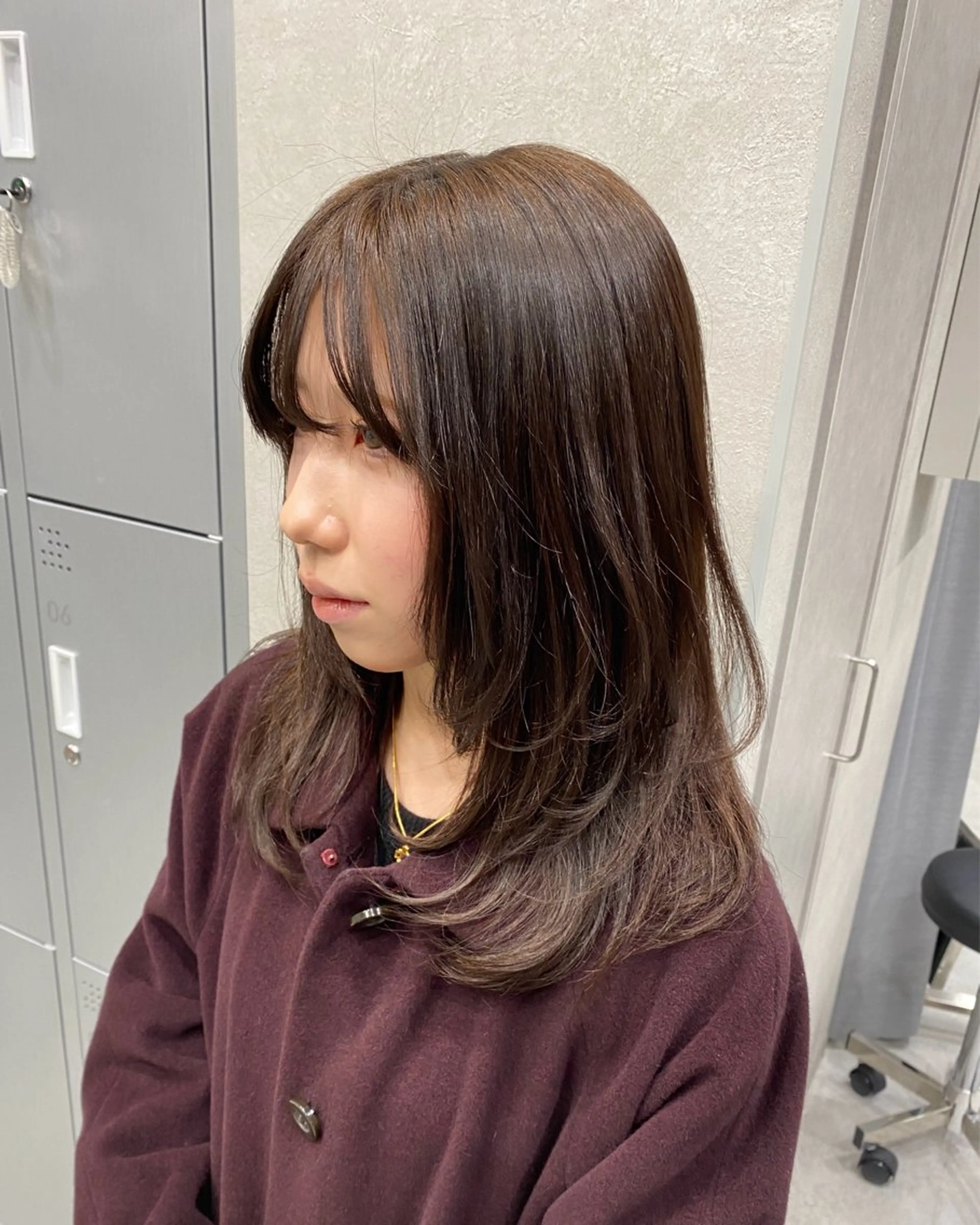 ミディアム カット ヘアカラー 髪質改善/レイヤー 🫧山本勇輝🫧のヘアスタイル