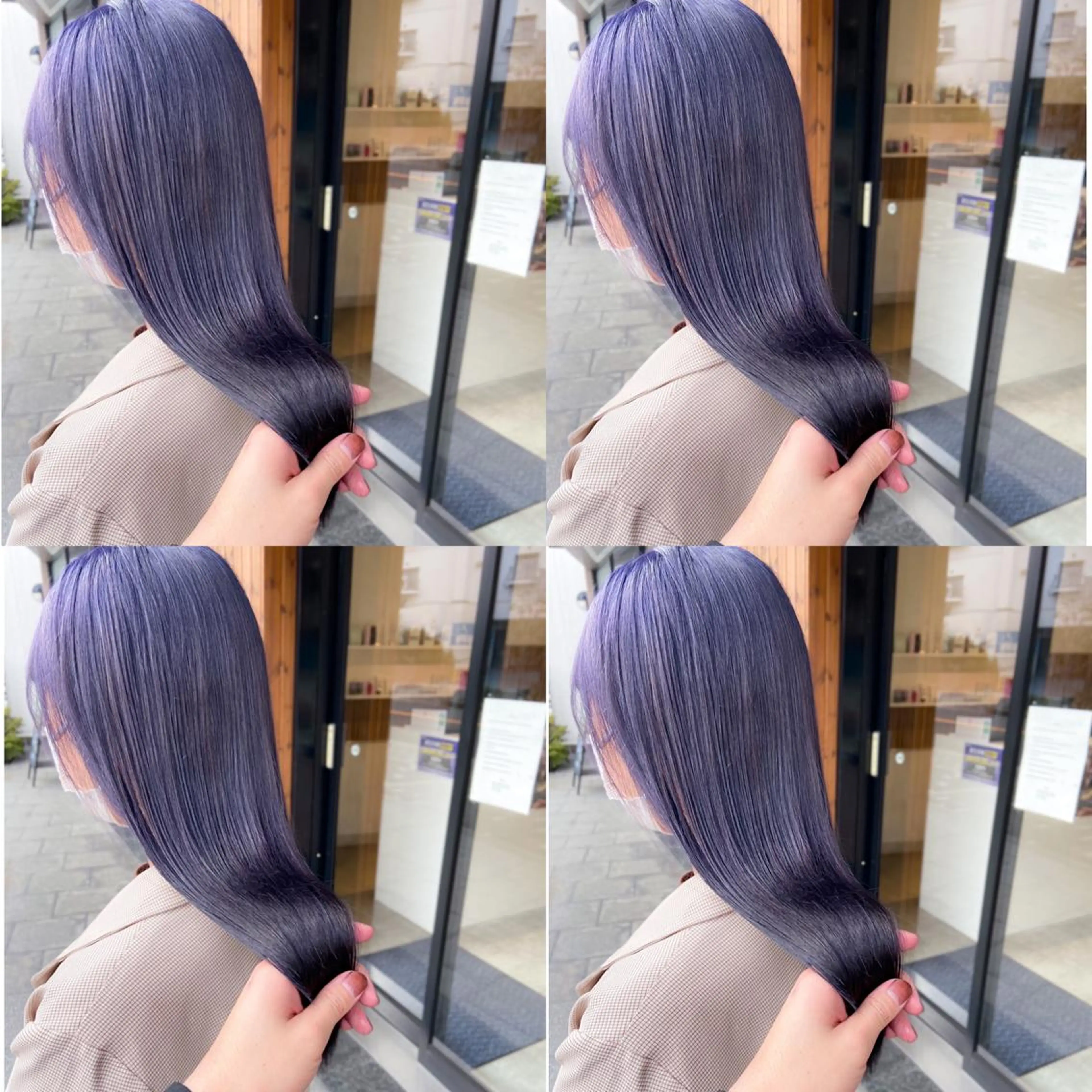 セミロング カラー ヘアアレンジ ハイトーンカラー カット ヘアカラー トリートメント 竹内啓太 ボブのヘアスタイル