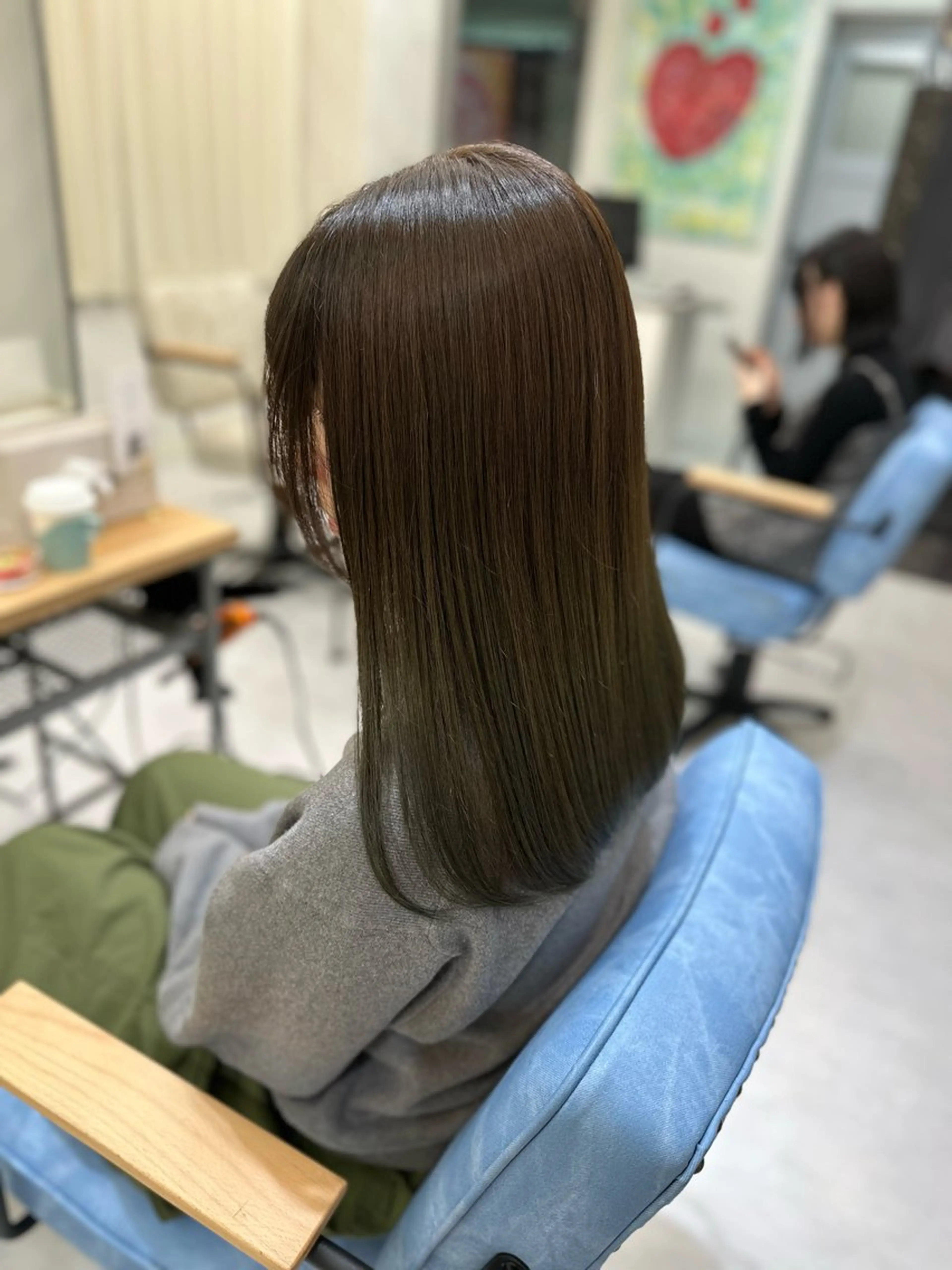 ミディアム 髪質改善🩵縮毛矯正 代々木/木下のヘアスタイル