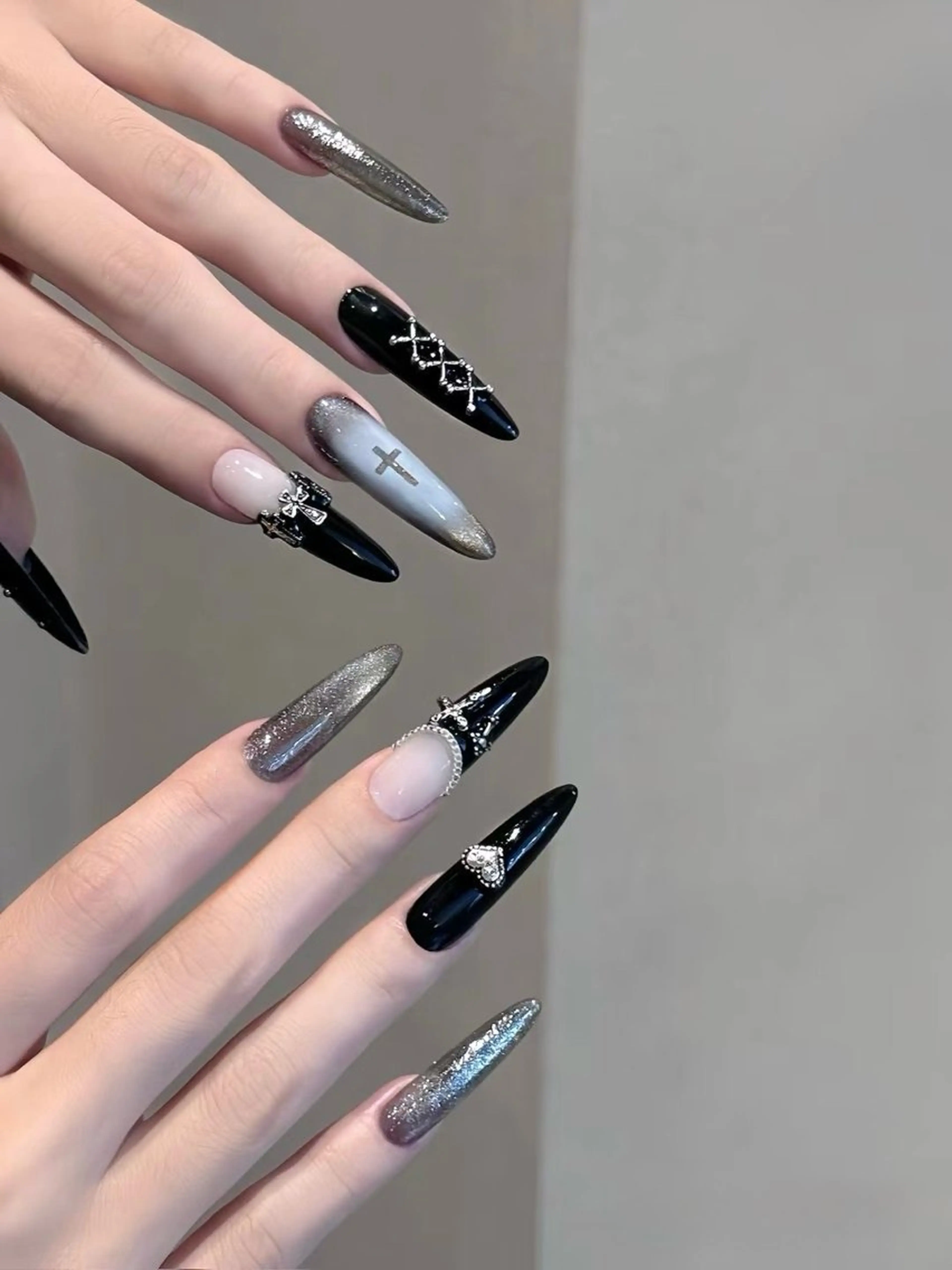 ネイル アートネイル オーロラネイル ブルー チークネイル フットネイル ハンドネイル NICY NAIL 池袋のネイルデザイン