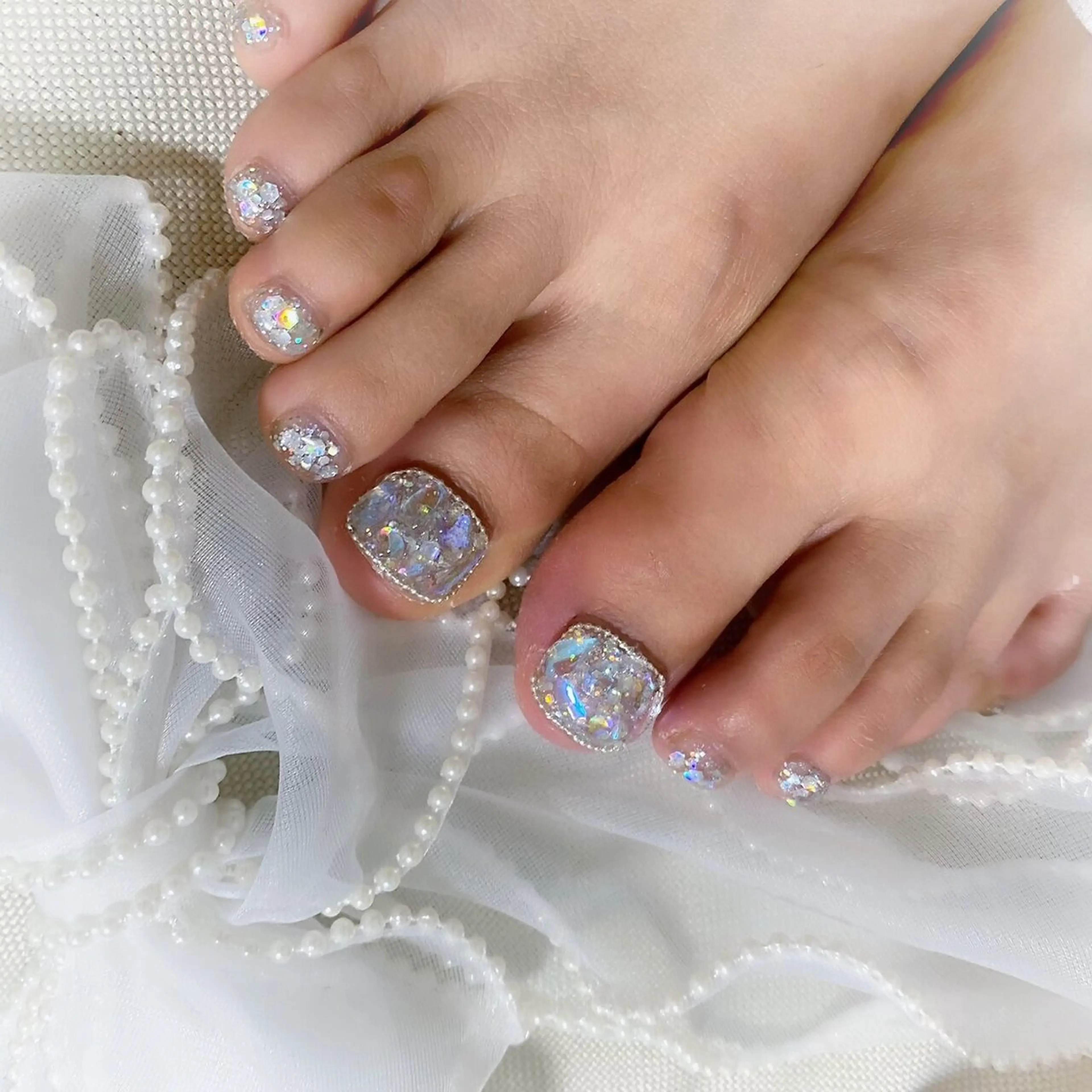 ネイル 持ち込み フットネイル ネイルサロンFleur所属・ネイルサロン Fleurのネイルデザイン