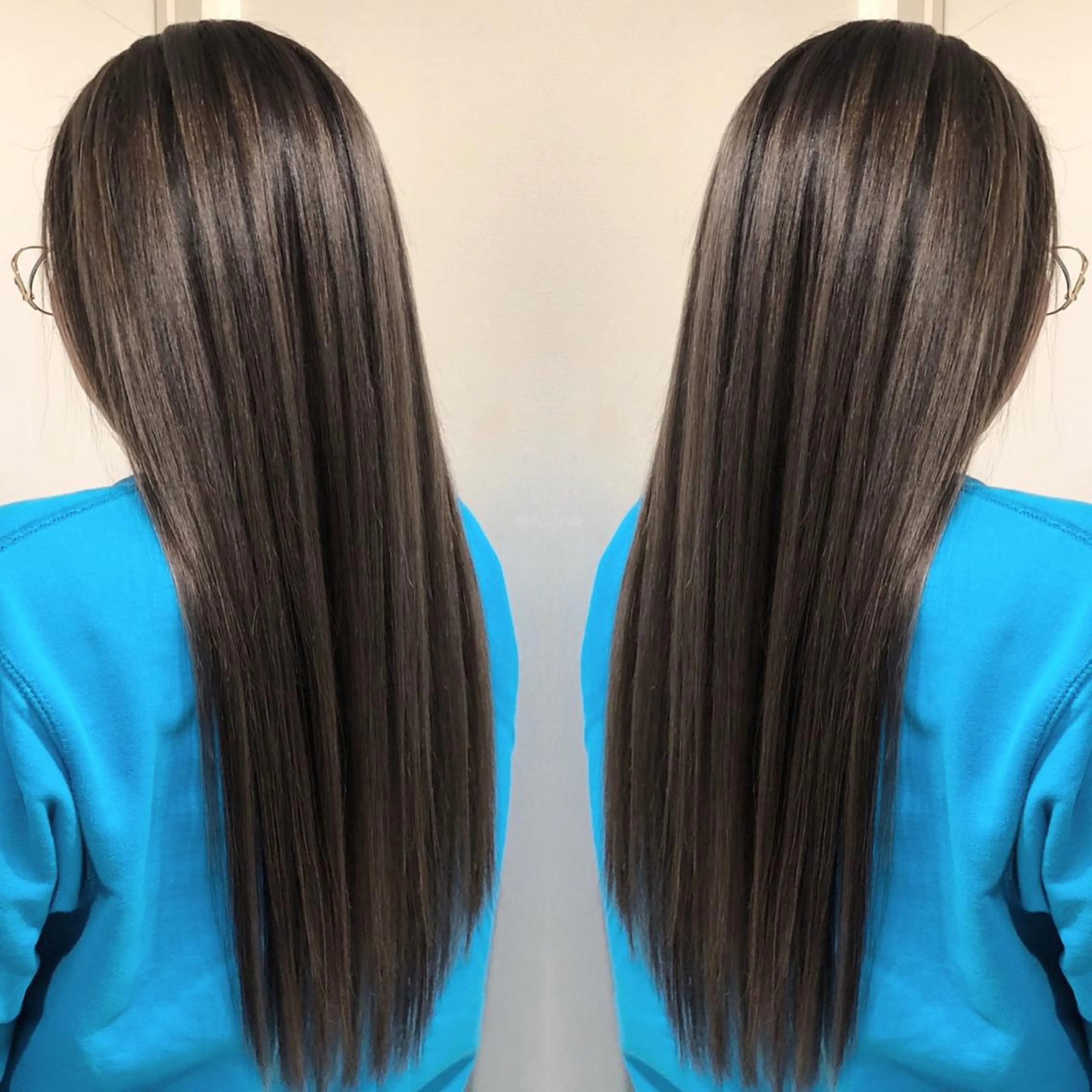 ロング カラー ハイライトカラー ハイライト ヘアカラー トリートメント 🎨カラー満足度 500%💫ヅル💫のヘアスタイル