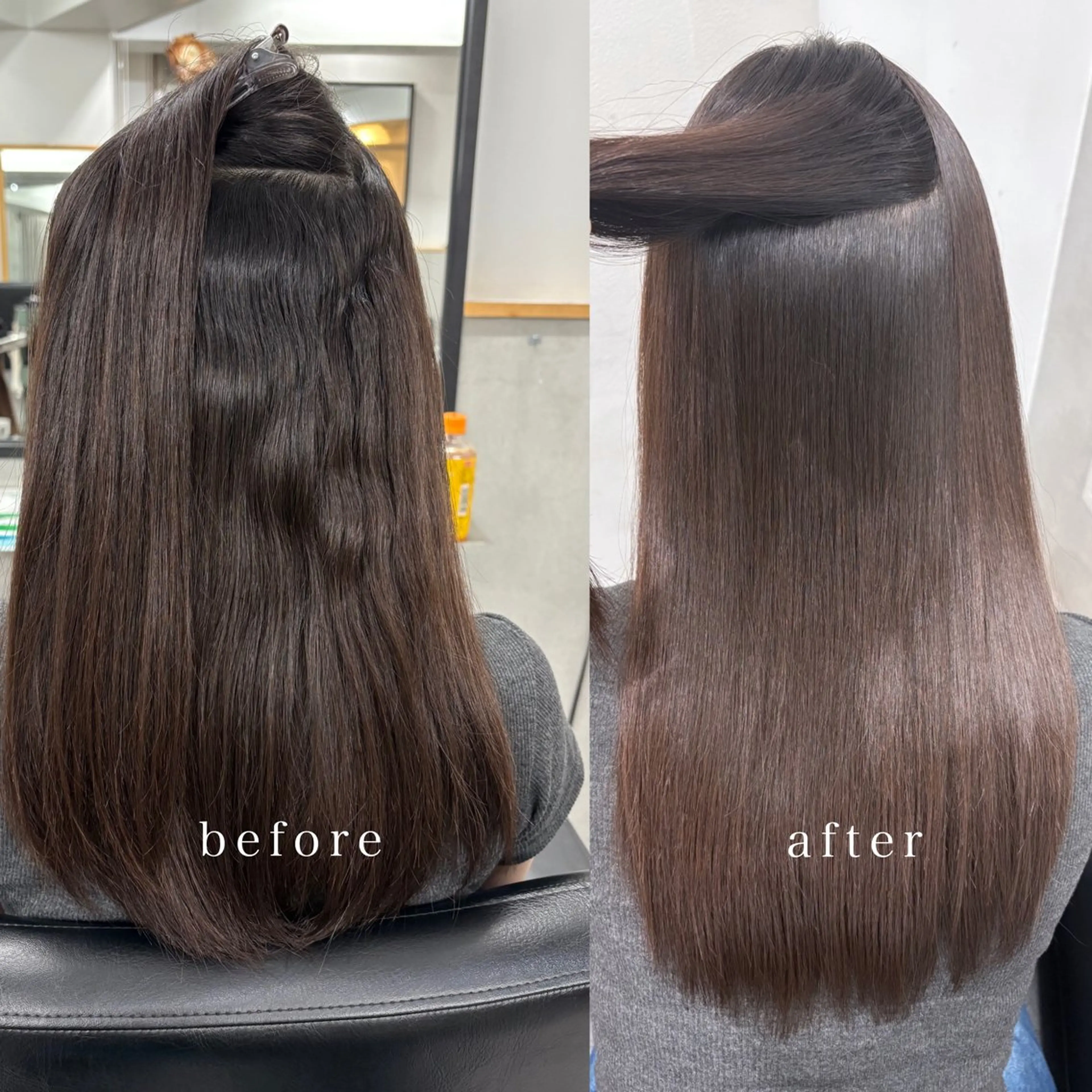 ロング パーマ ヘアアレンジ 縮毛矯正 レイヤー/グレージュ 渋谷表参道/小森波琉のヘアスタイル