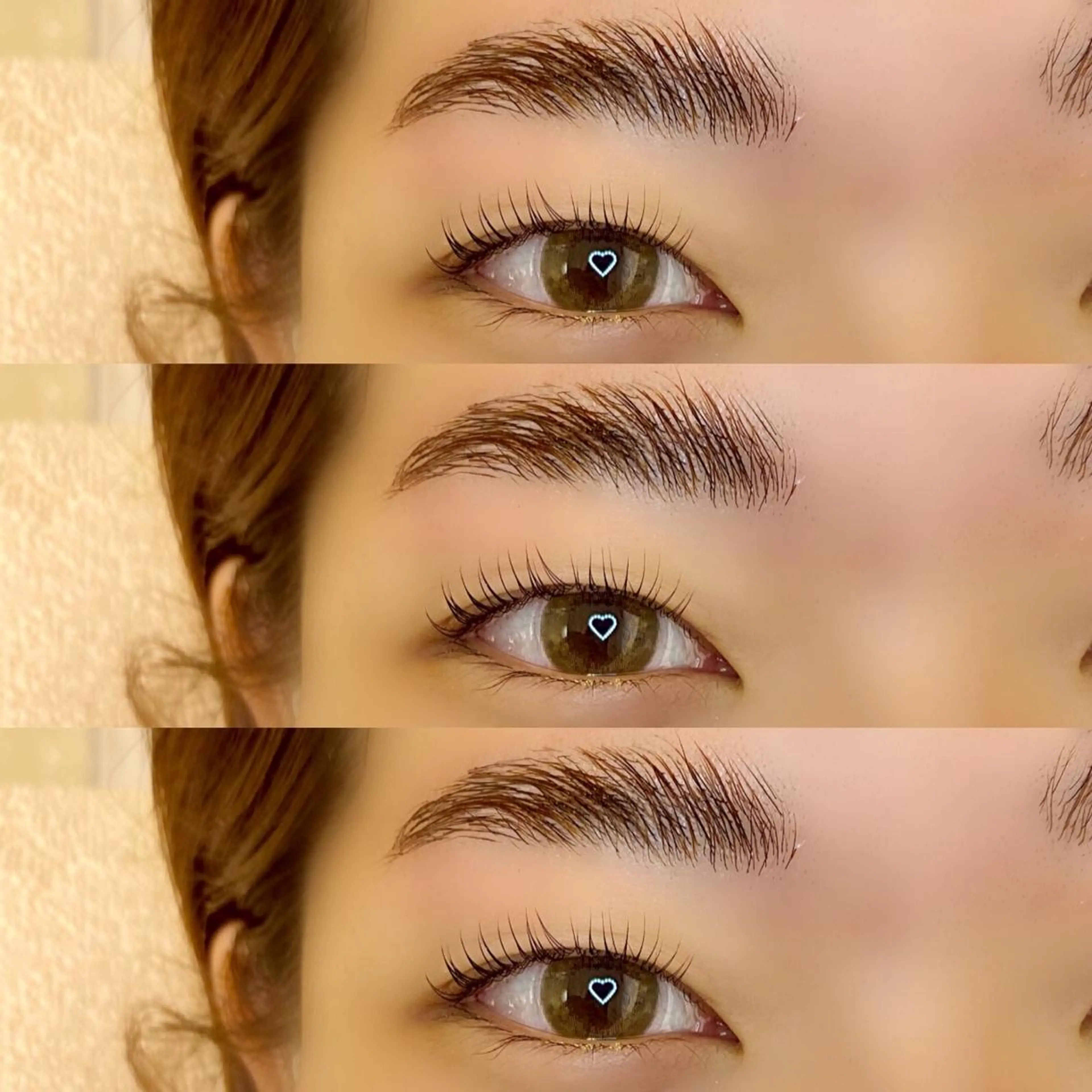 マツエク・マツパ アイブロウ マツパ marbles 安田 未優のマツエク・マツパデザイン