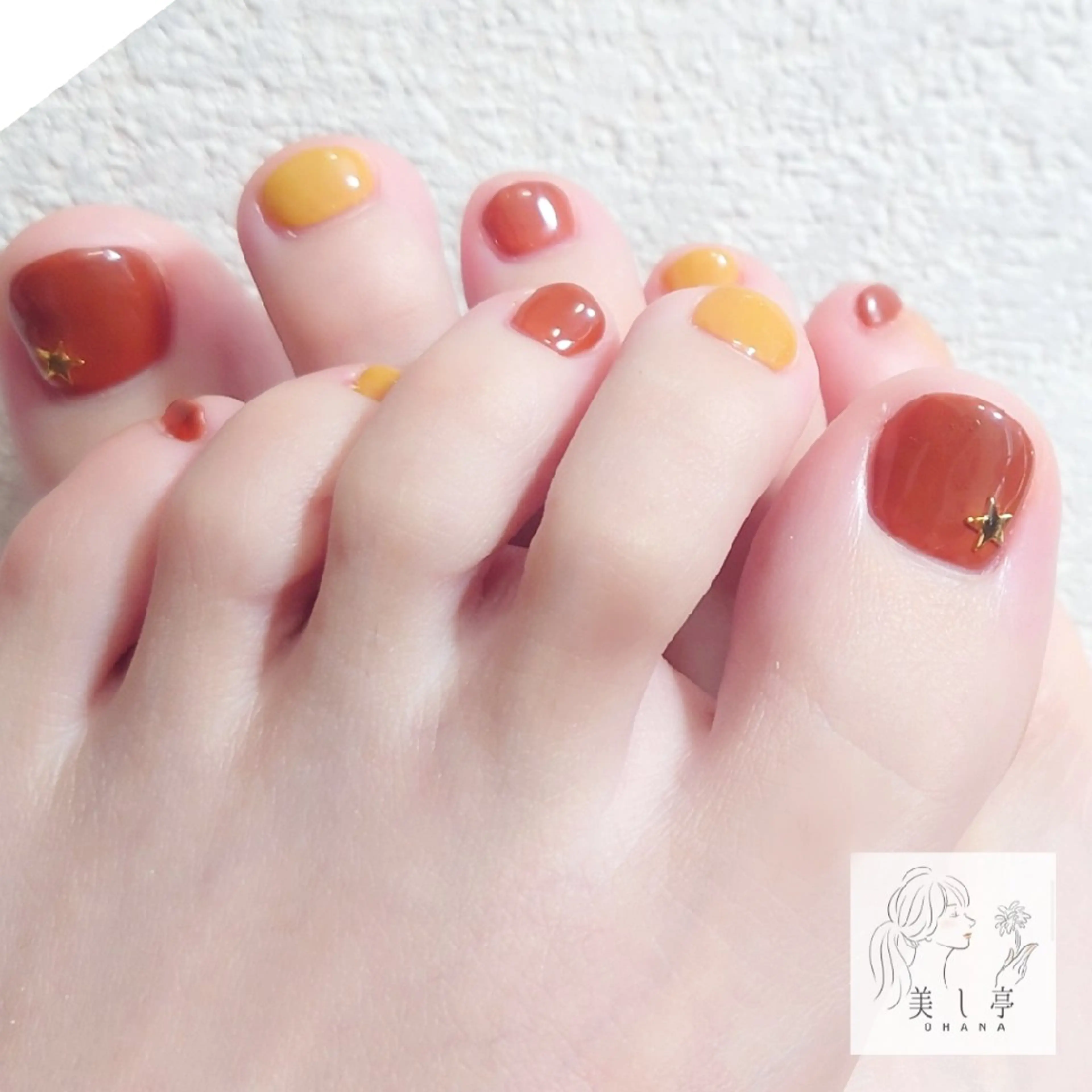 ネイル 美し亭 OHANAのネイルデザイン