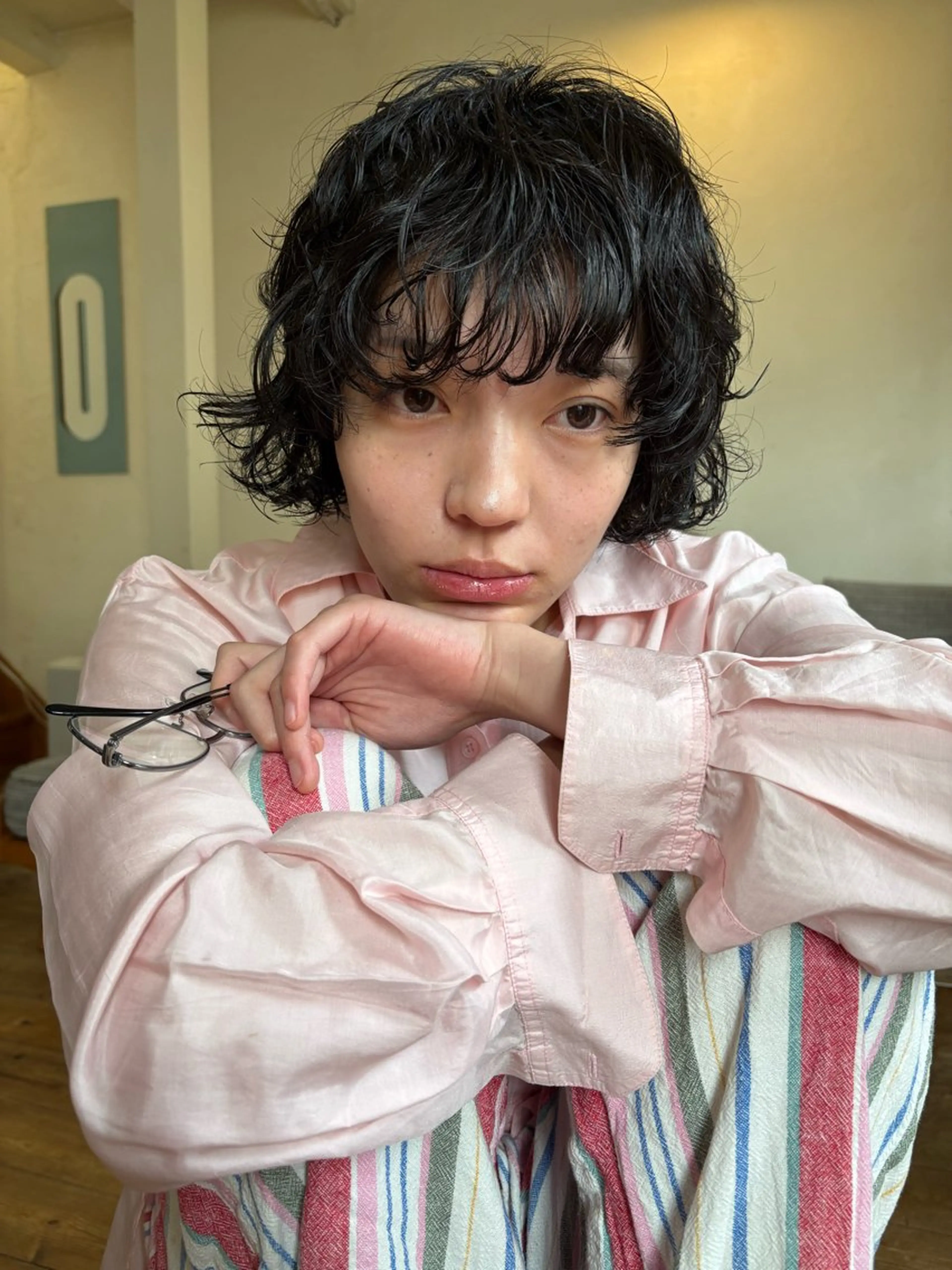 ショート パーマ 無料カット/ 癖毛風パーマ/凜のヘアスタイル