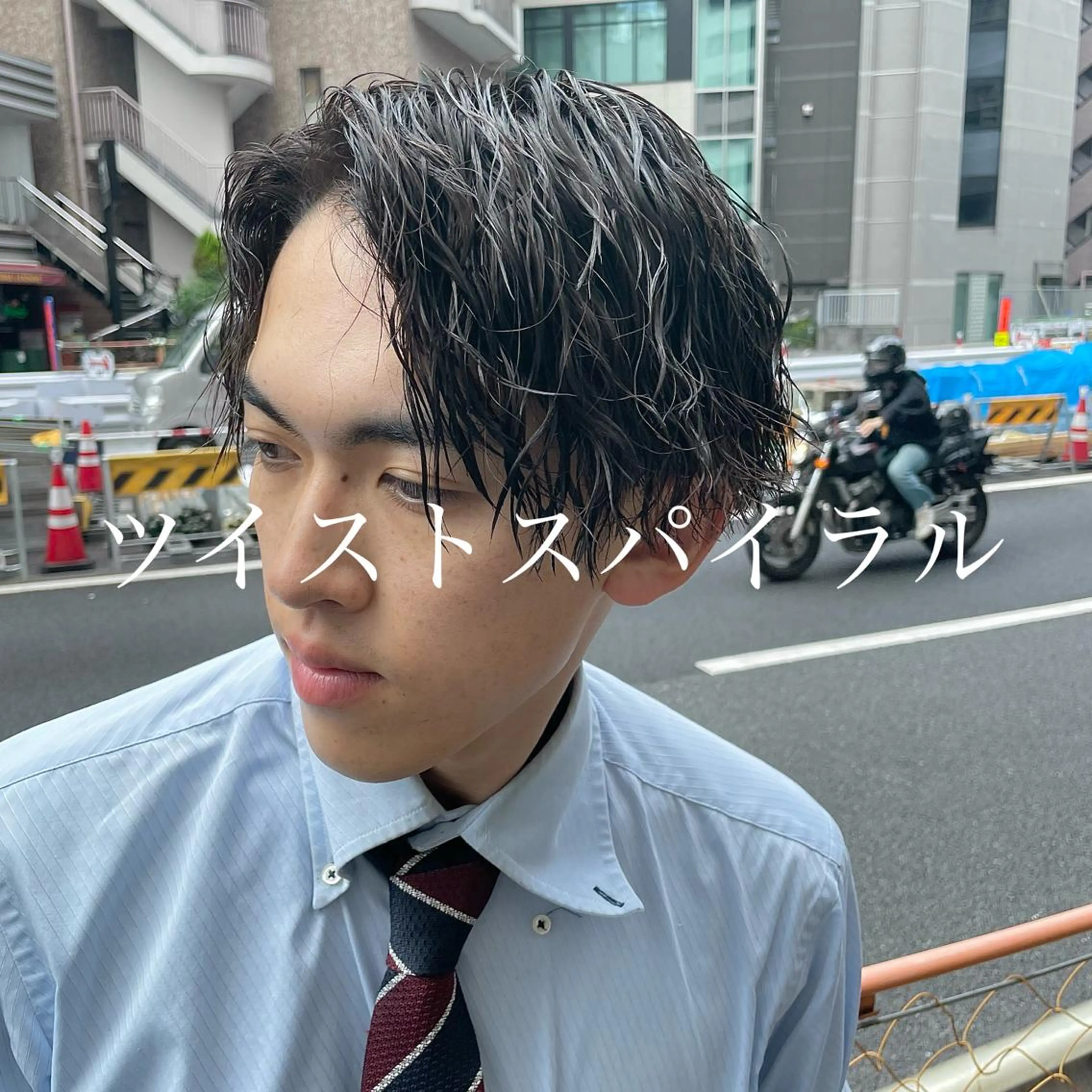 ミディアム パーマ カット パーマ 💈メンズパーマ💈 ナカザワ　　リョウのヘアスタイル