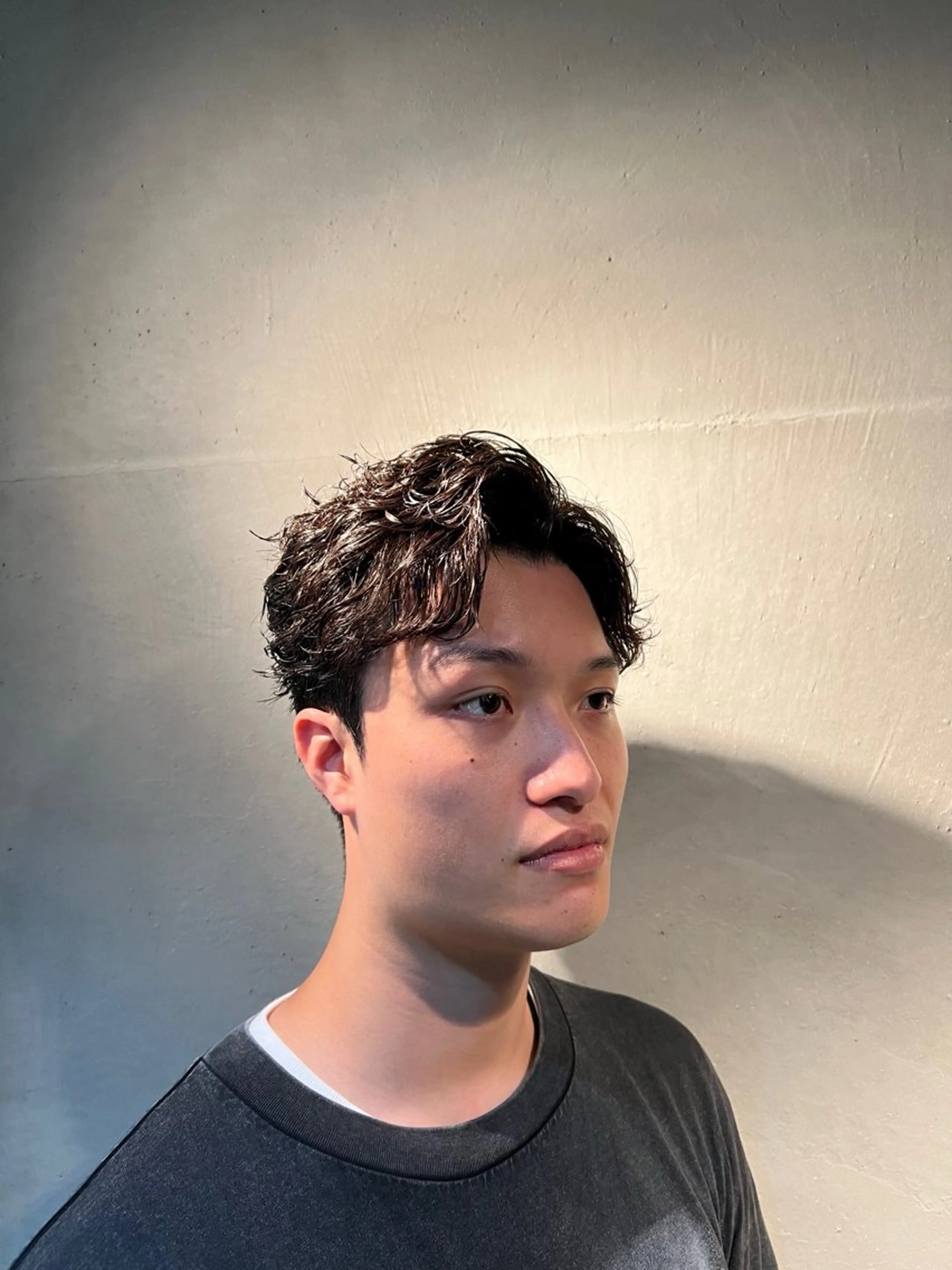 メンズカット+パーマの写真